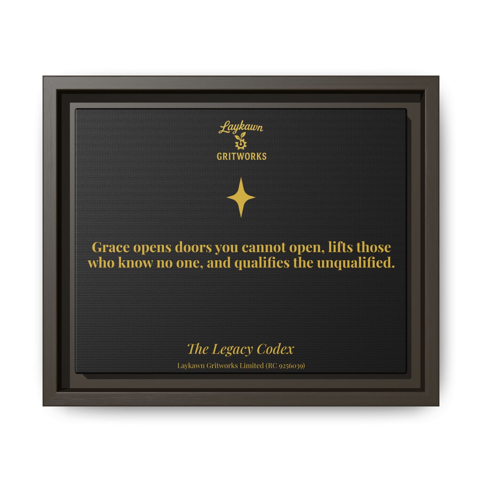 The Grace of Opportunity – The Legacy Codex Premium Framed Canvas - Image 9