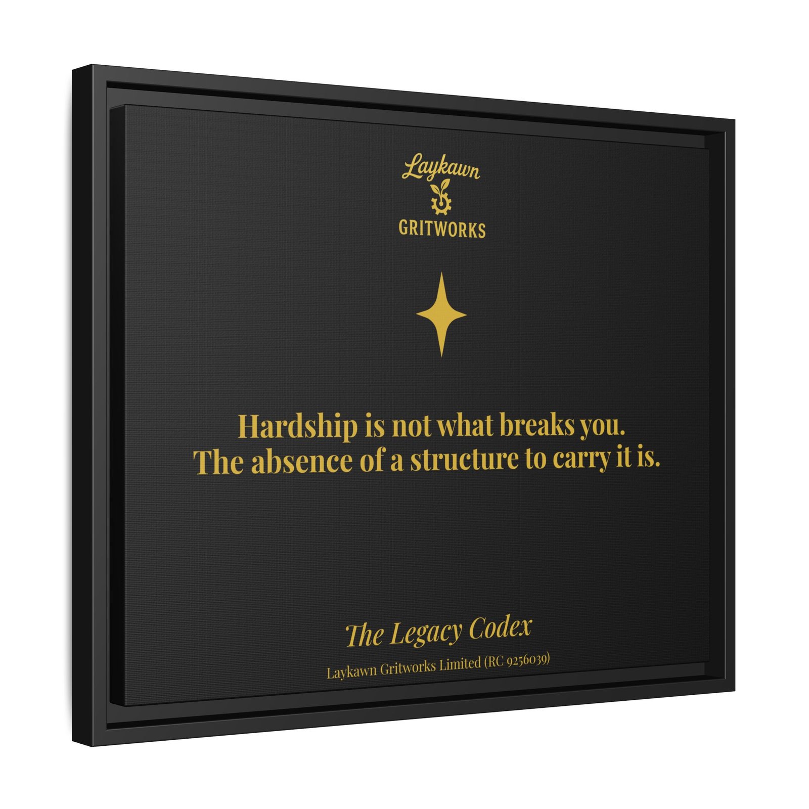 The Structure That Carries You – The Legacy Codex Premium Framed Canvas - Image 30