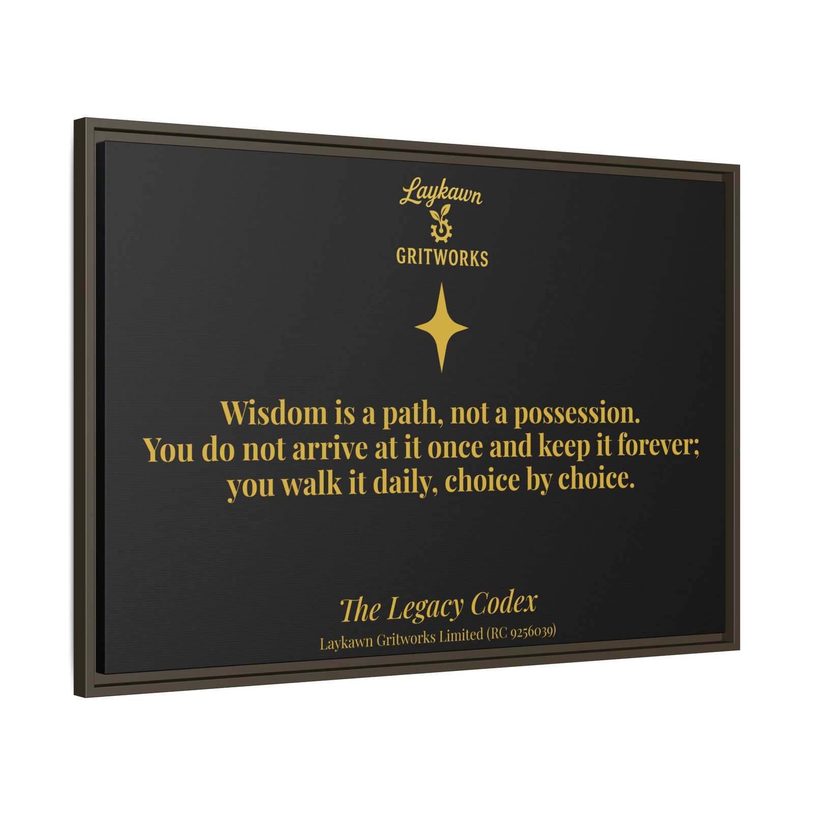 The Path of Wisdom – The Legacy Codex Premium Framed Canvas - Image 38