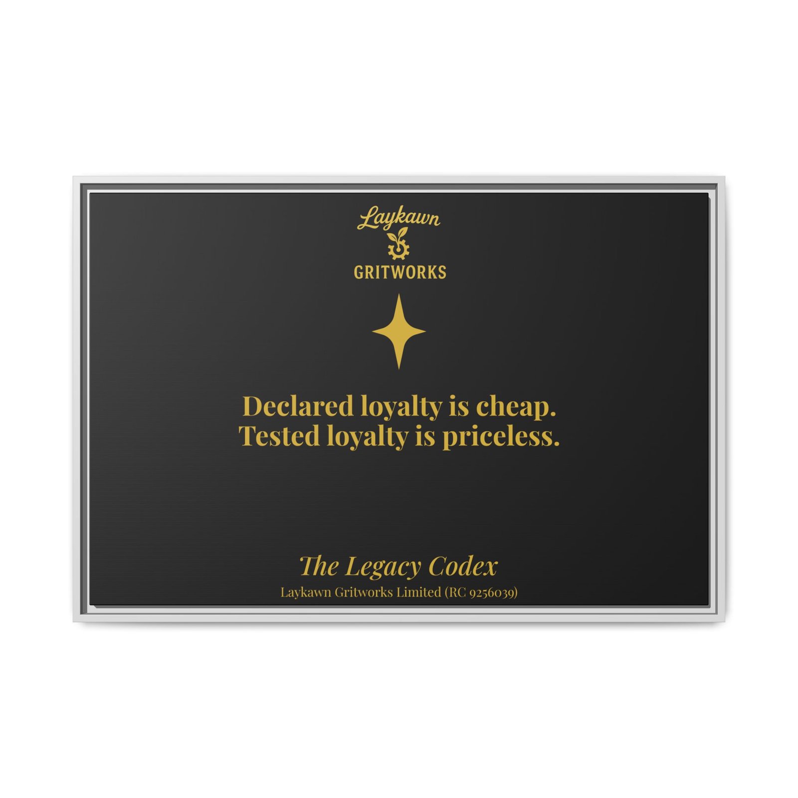 The Price of Loyalty – The Legacy Codex Premium Framed Canvas - Image 33