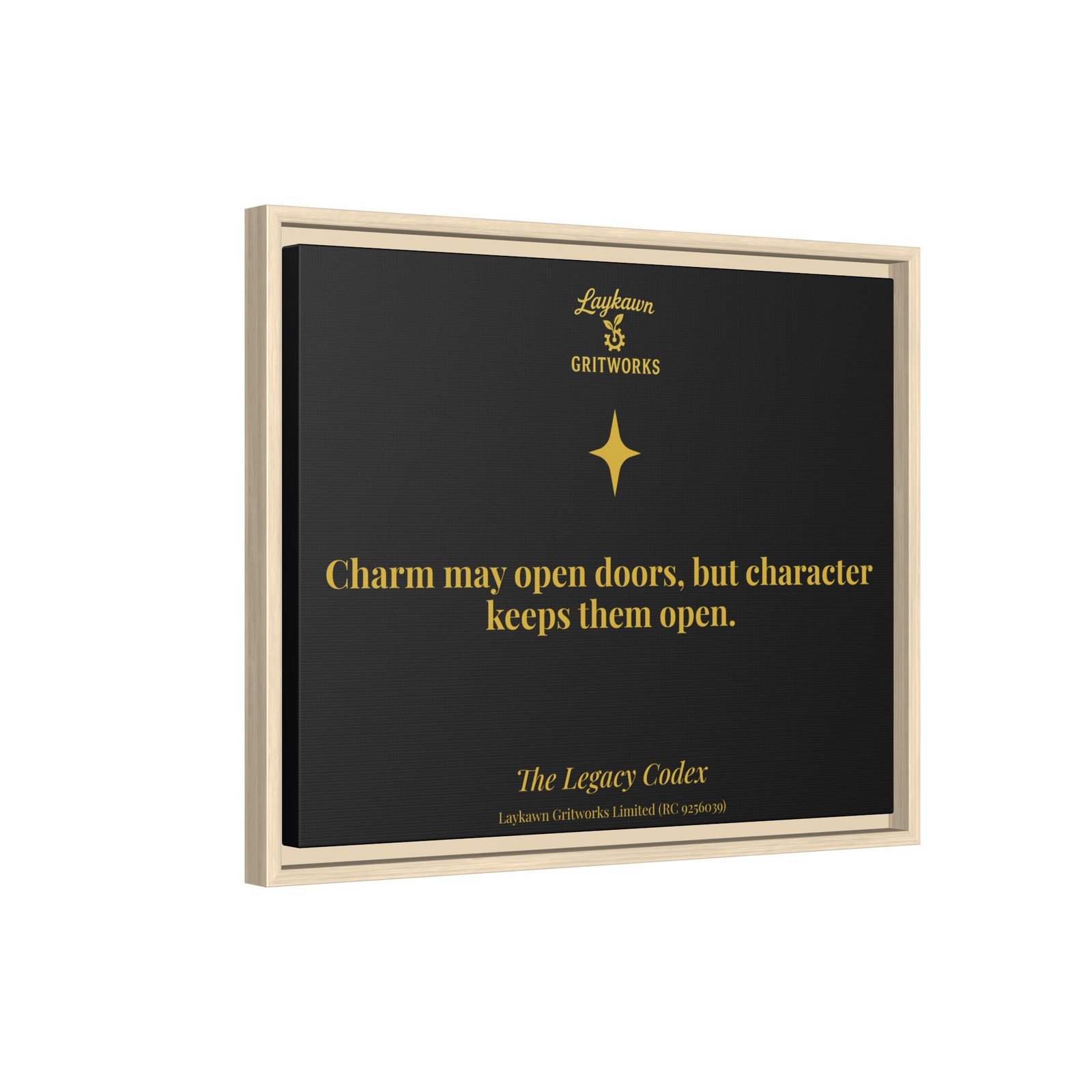 The Power of Character – The Legacy Codex Premium Framed Canvas - Image 22