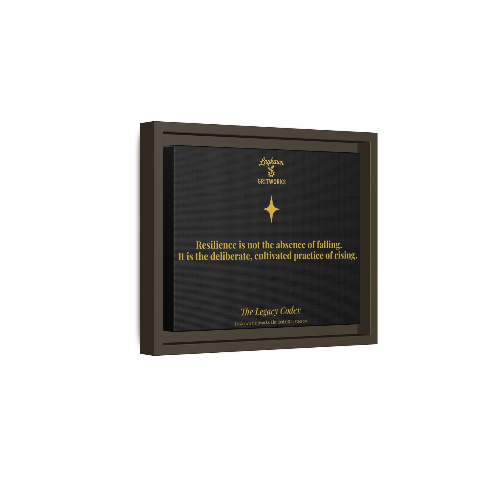 The Practice of Rising – The Legacy Codex Premium Framed Canvas - Image 10