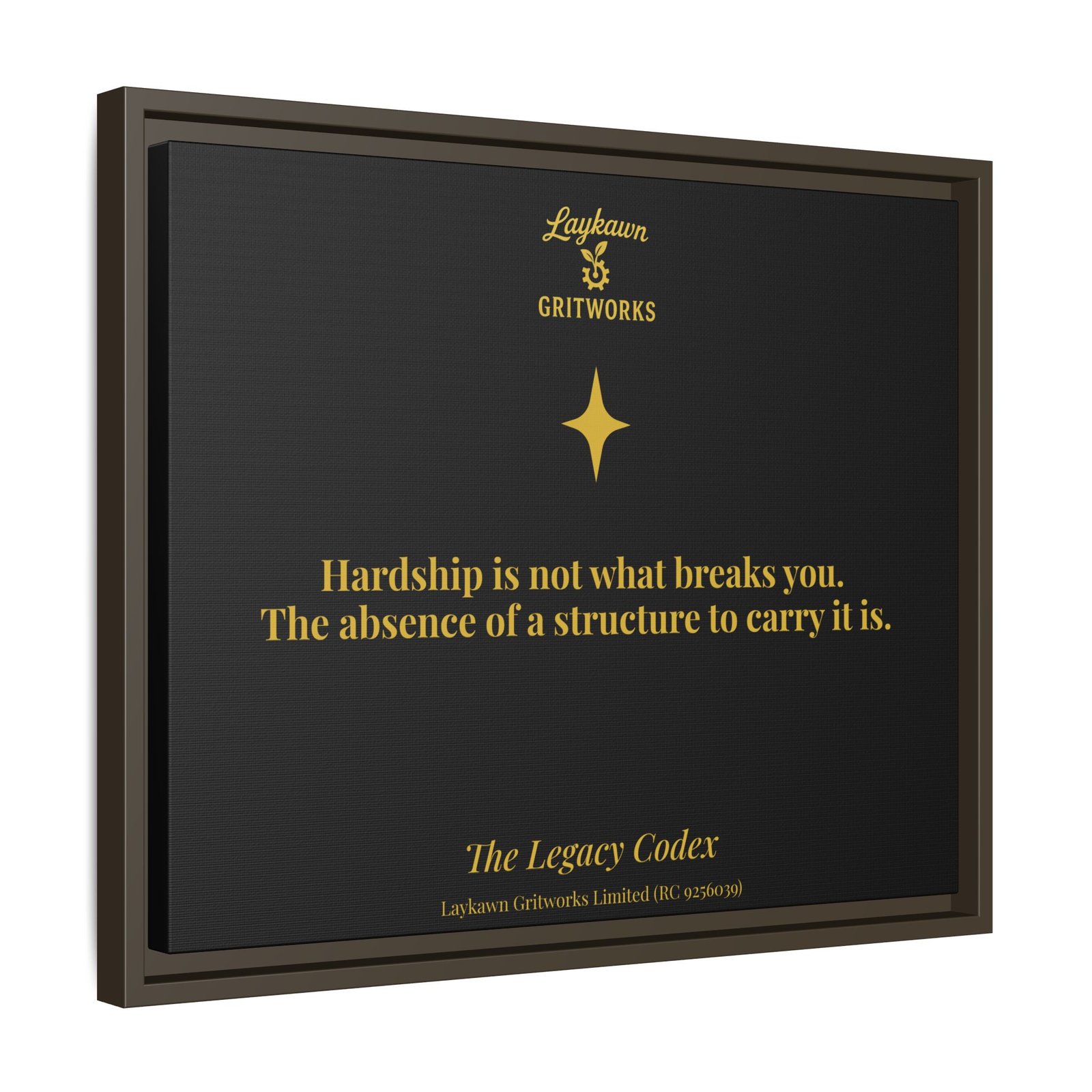 The Structure That Carries You – The Legacy Codex Premium Framed Canvas - Image 26