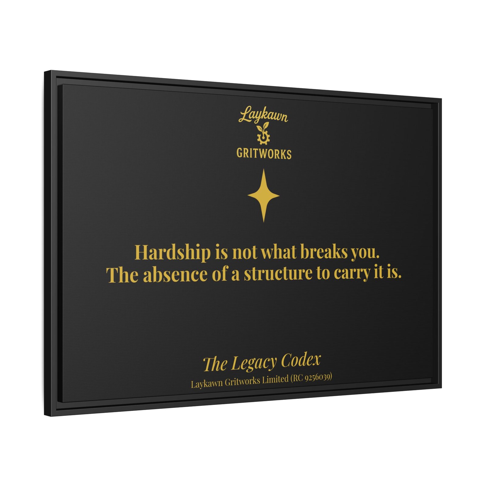 The Structure That Carries You – The Legacy Codex Premium Framed Canvas - Image 42