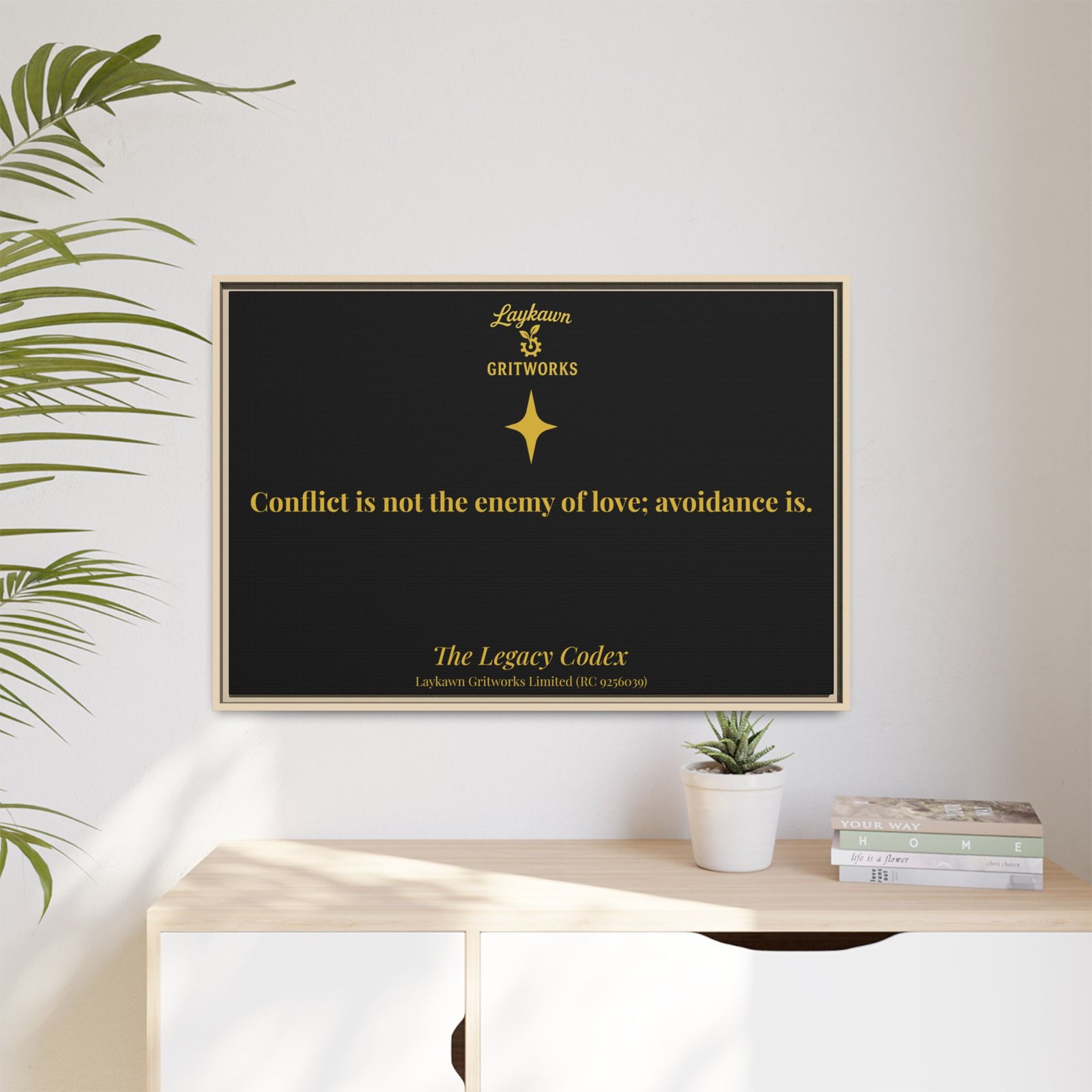 Love and Conflict – The Legacy Codex Premium Framed Canvas - Image 47