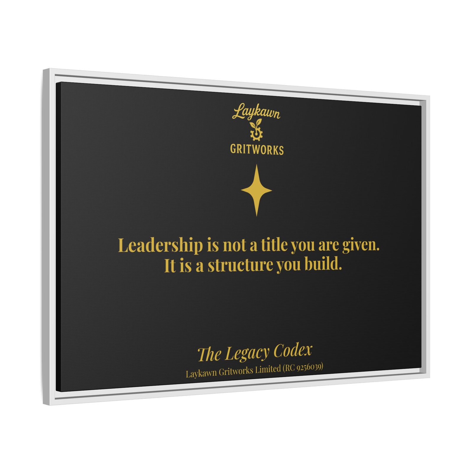 The Architecture of Leadership – The Legacy Codex Premium Framed Canvas - Image 34