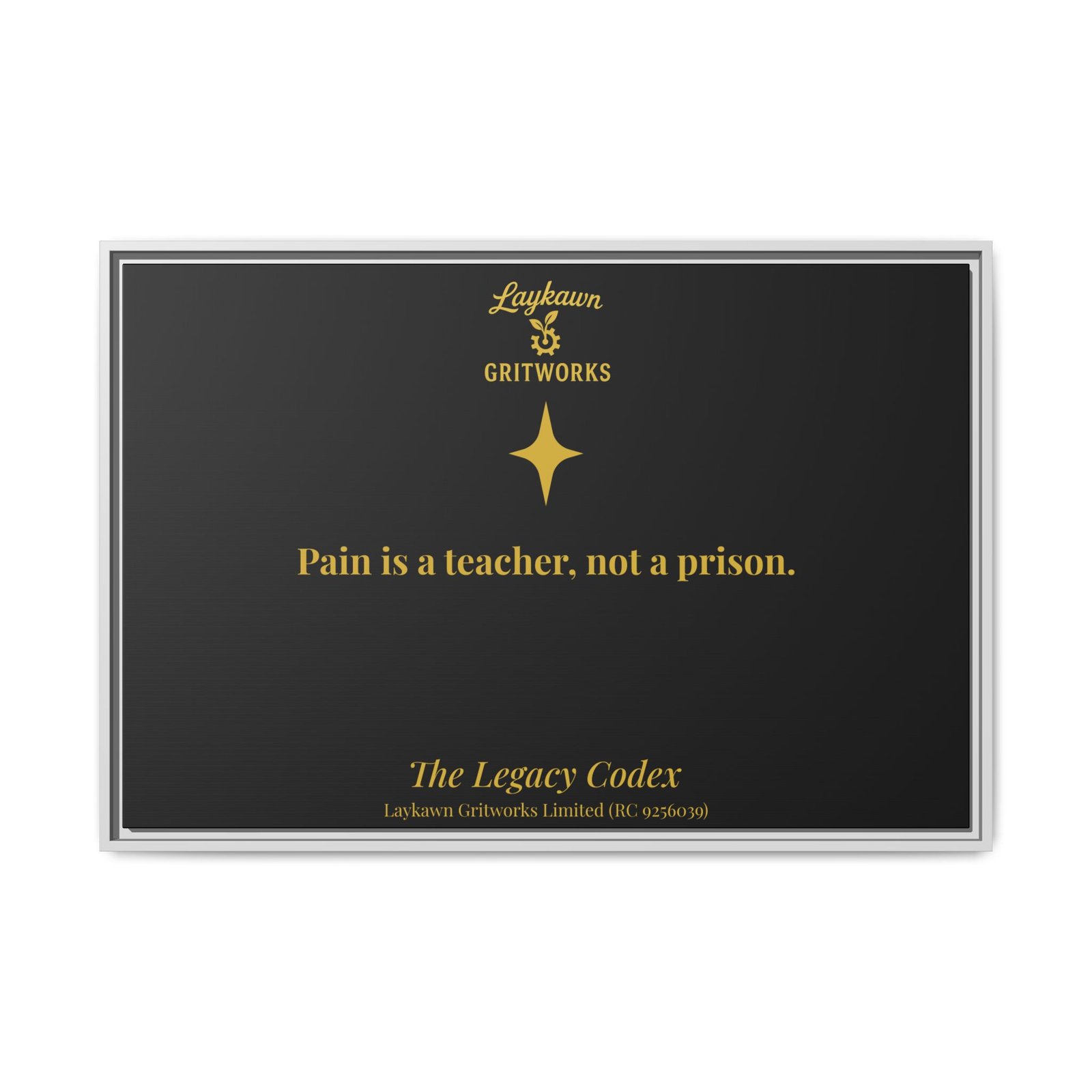 Pain as a Teacher – The Legacy Codex Premium Framed Canvas - Image 33