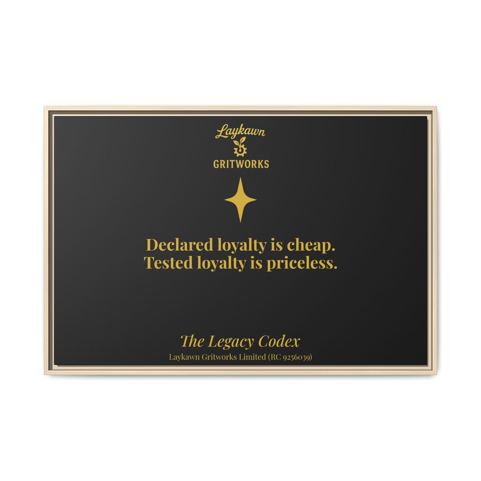 The Price of Loyalty – The Legacy Codex Premium Framed Canvas - Image 45