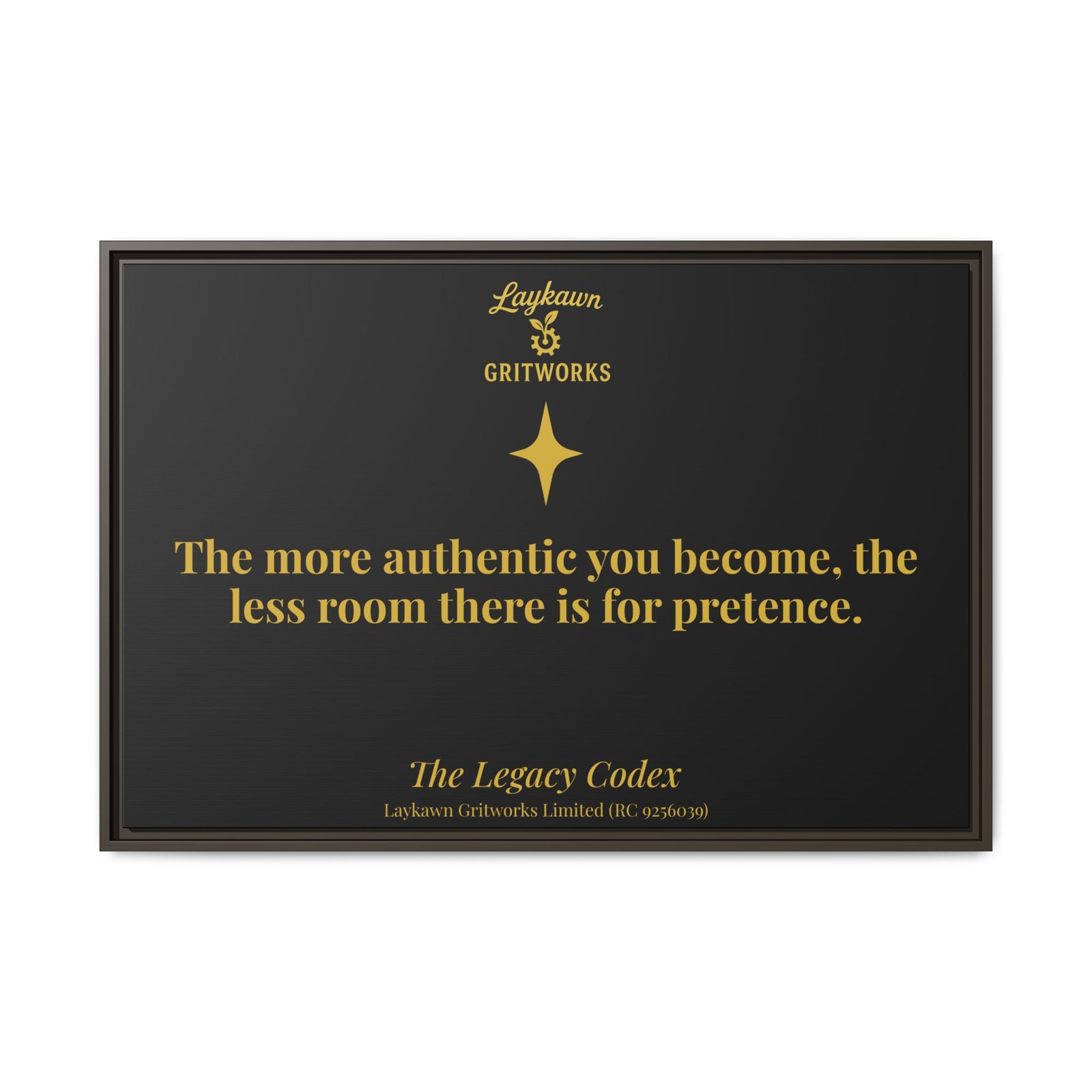 The Power of Authenticity – The Legacy Codex Premium Framed Canvas - Image 37