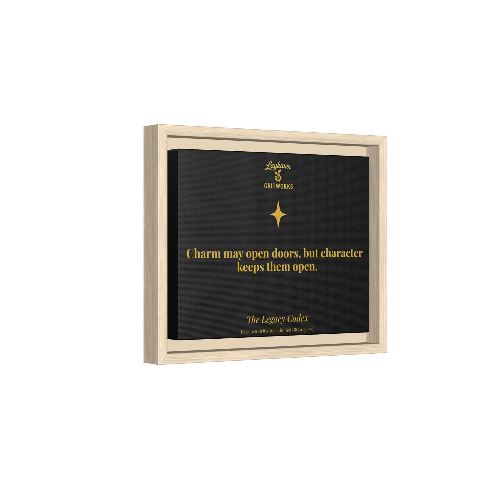 The Power of Character – The Legacy Codex Premium Framed Canvas - Image 6