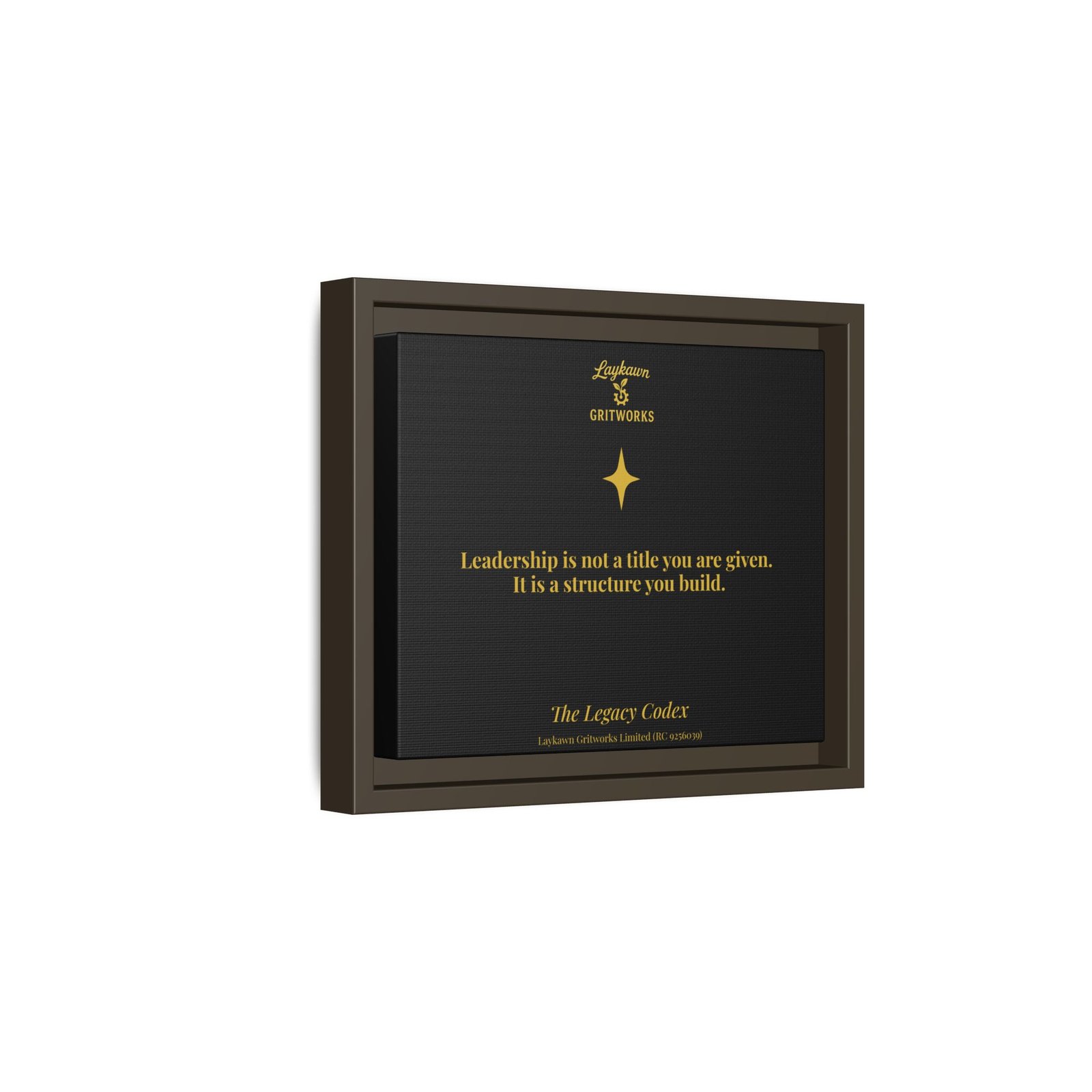 The Architecture of Leadership – The Legacy Codex Premium Framed Canvas - Image 10