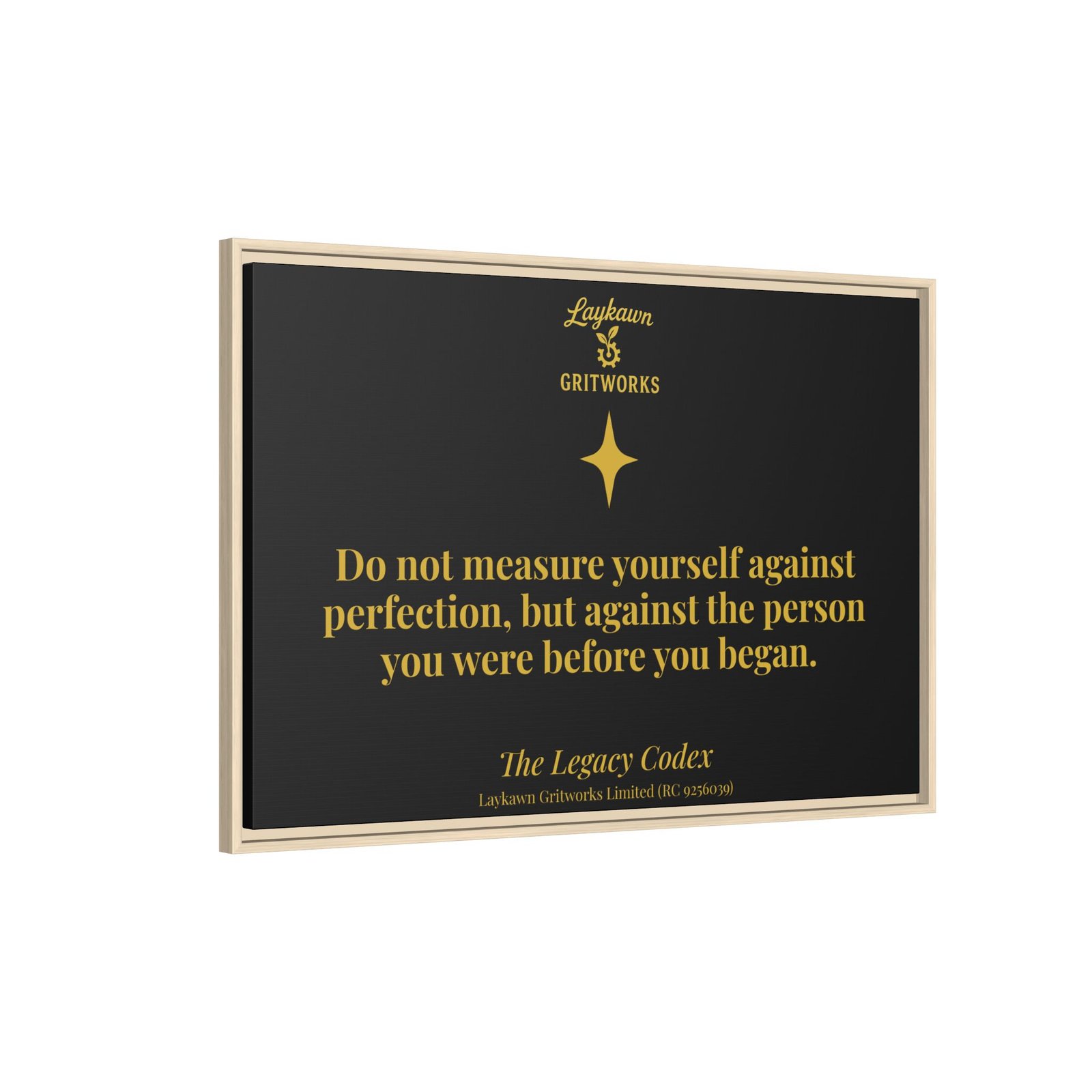 The Measure of Growth – The Legacy Codex Premium Framed Canvas - Image 46