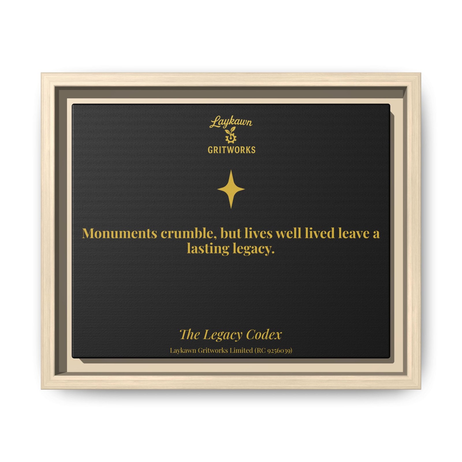 A Life Well Lived – The Legacy Codex Premium Framed Canvas - Image 5