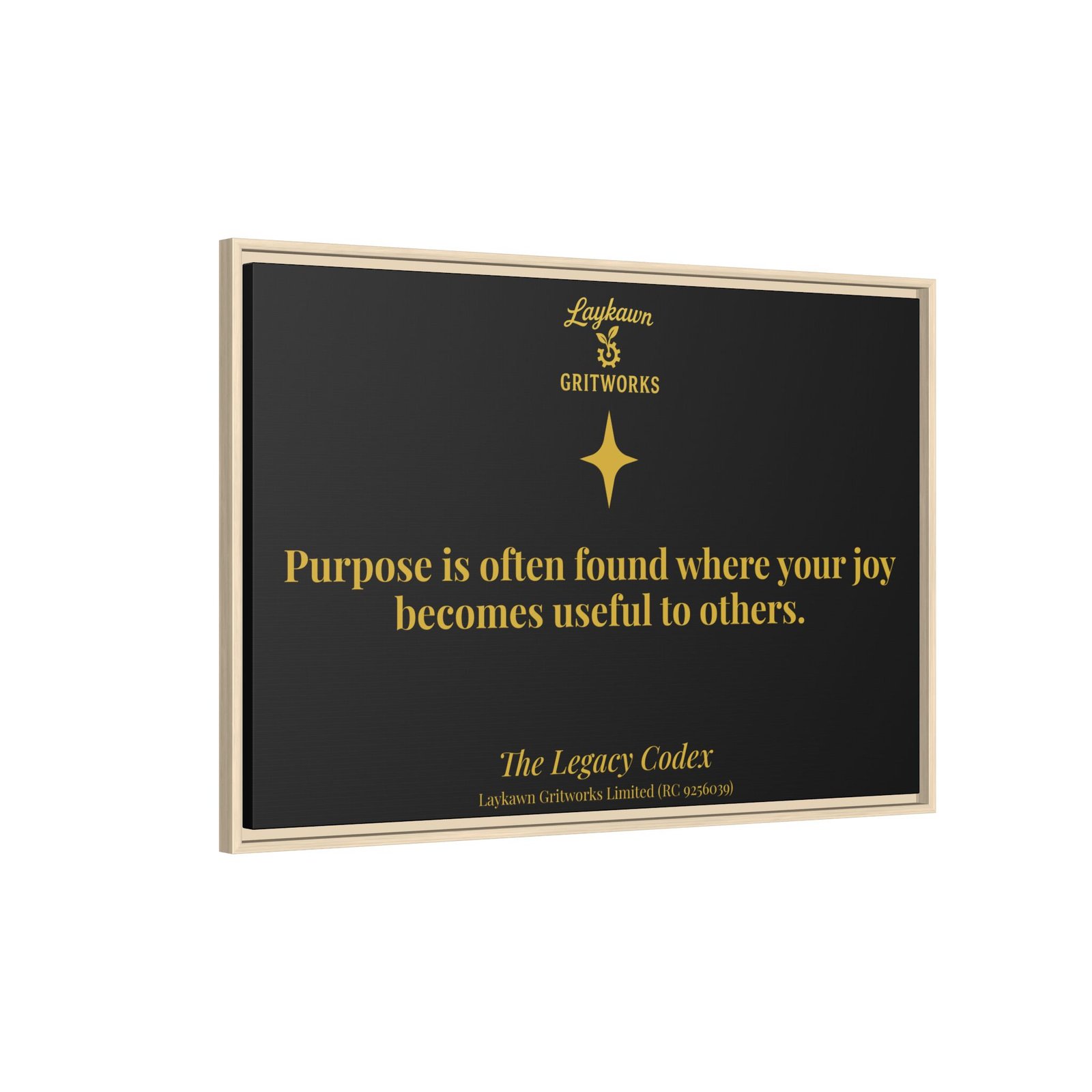 Purpose in Service – The Legacy Codex Premium Framed Canvas - Image 46
