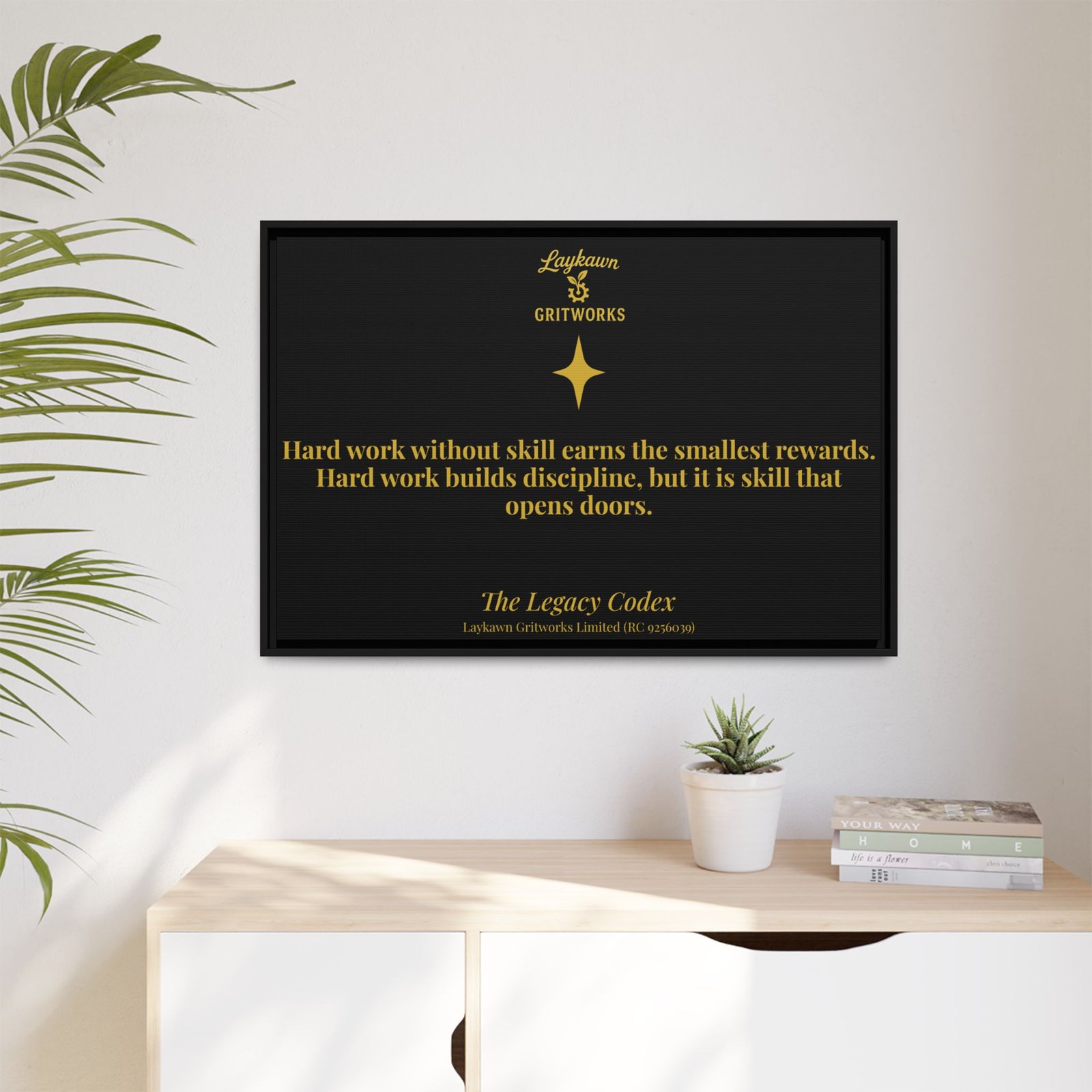 The Value of Skill – The Legacy Codex Premium Framed Canvas - Image 43