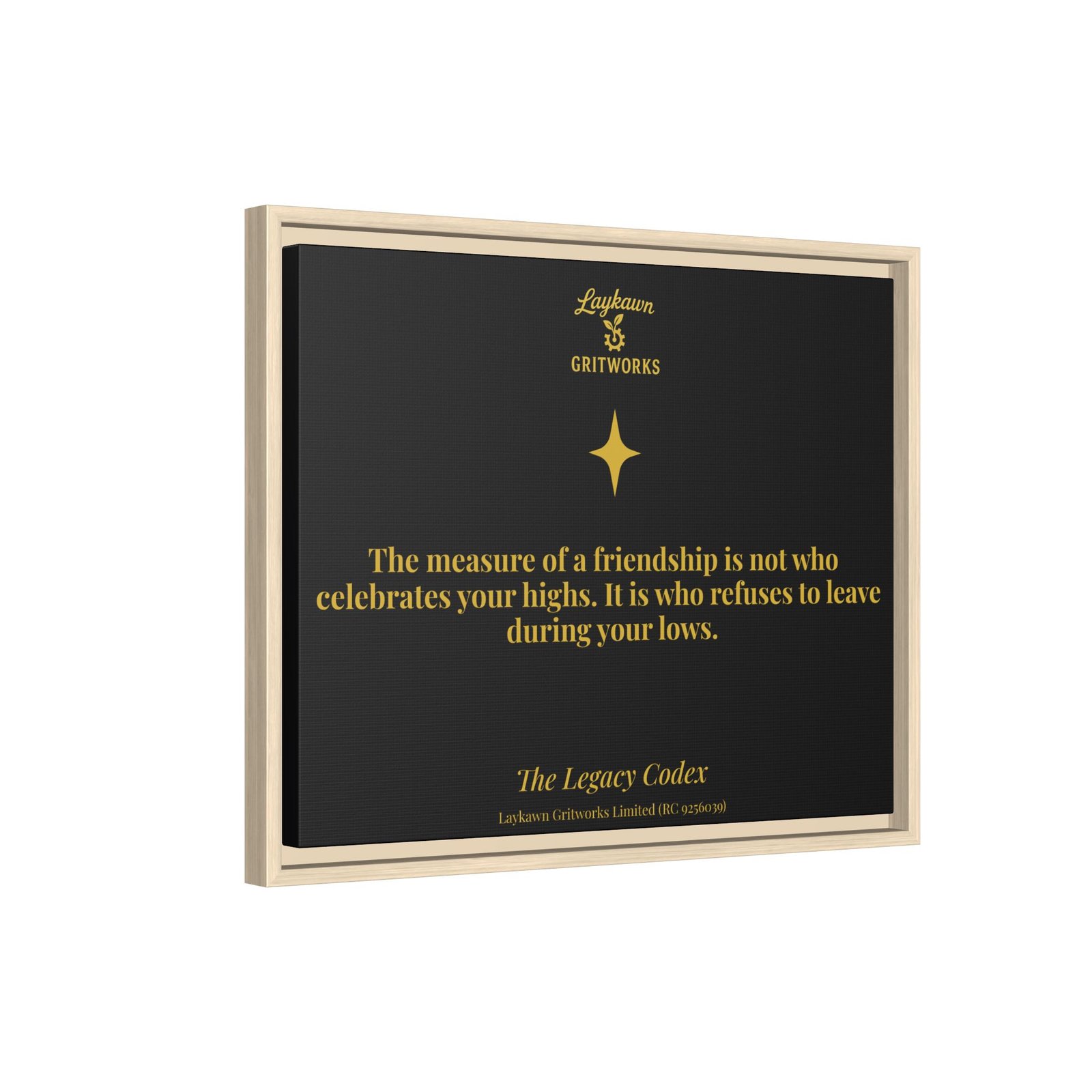 Tested Friendship – The Legacy Codex Premium Framed Canvas - Image 22