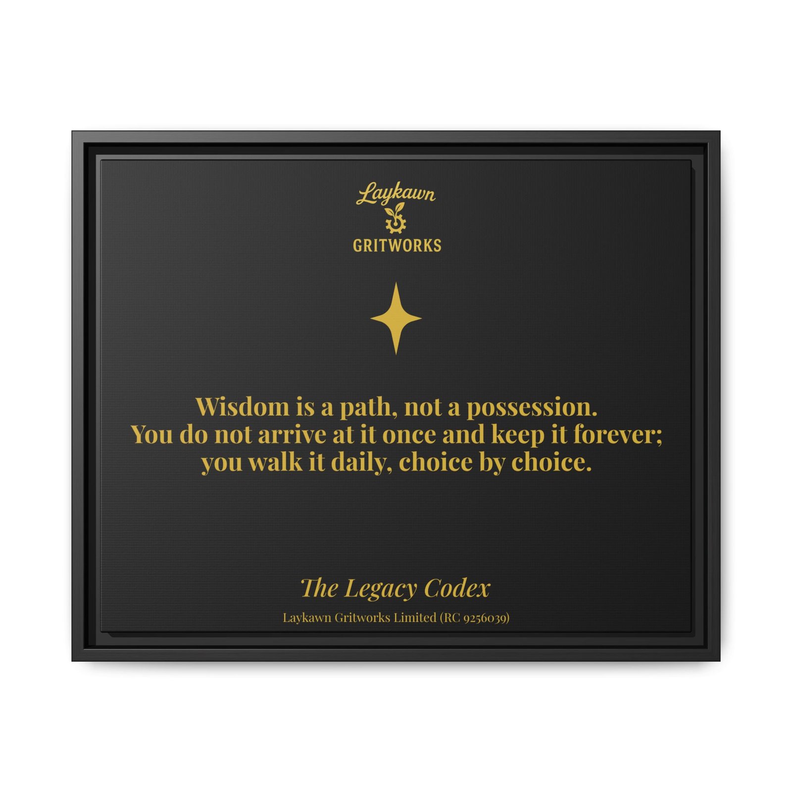 The Path of Wisdom – The Legacy Codex Premium Framed Canvas - Image 29