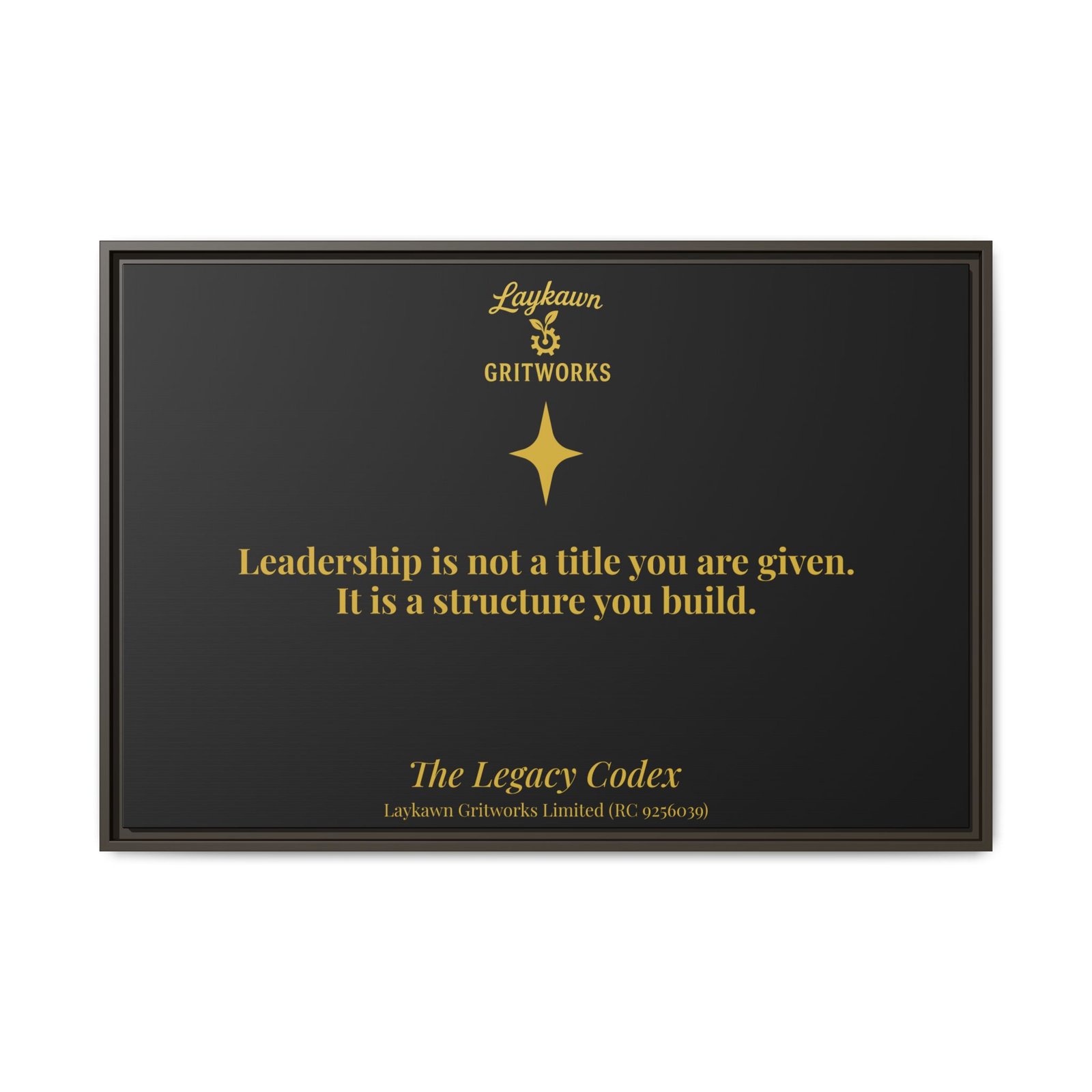 The Architecture of Leadership – The Legacy Codex Premium Framed Canvas - Image 37
