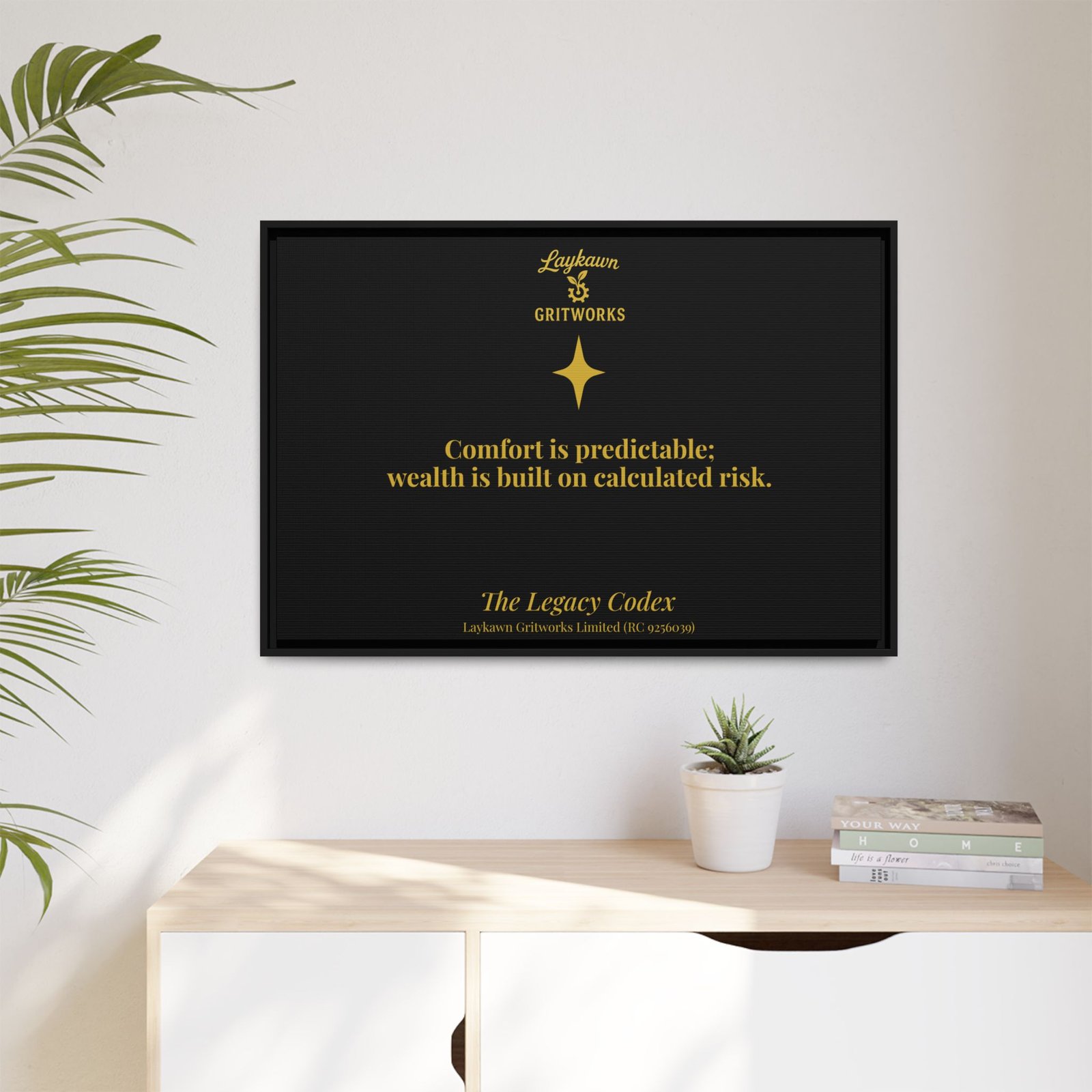 Calculated Risk – The Legacy Codex Premium Framed Canvas - Image 43