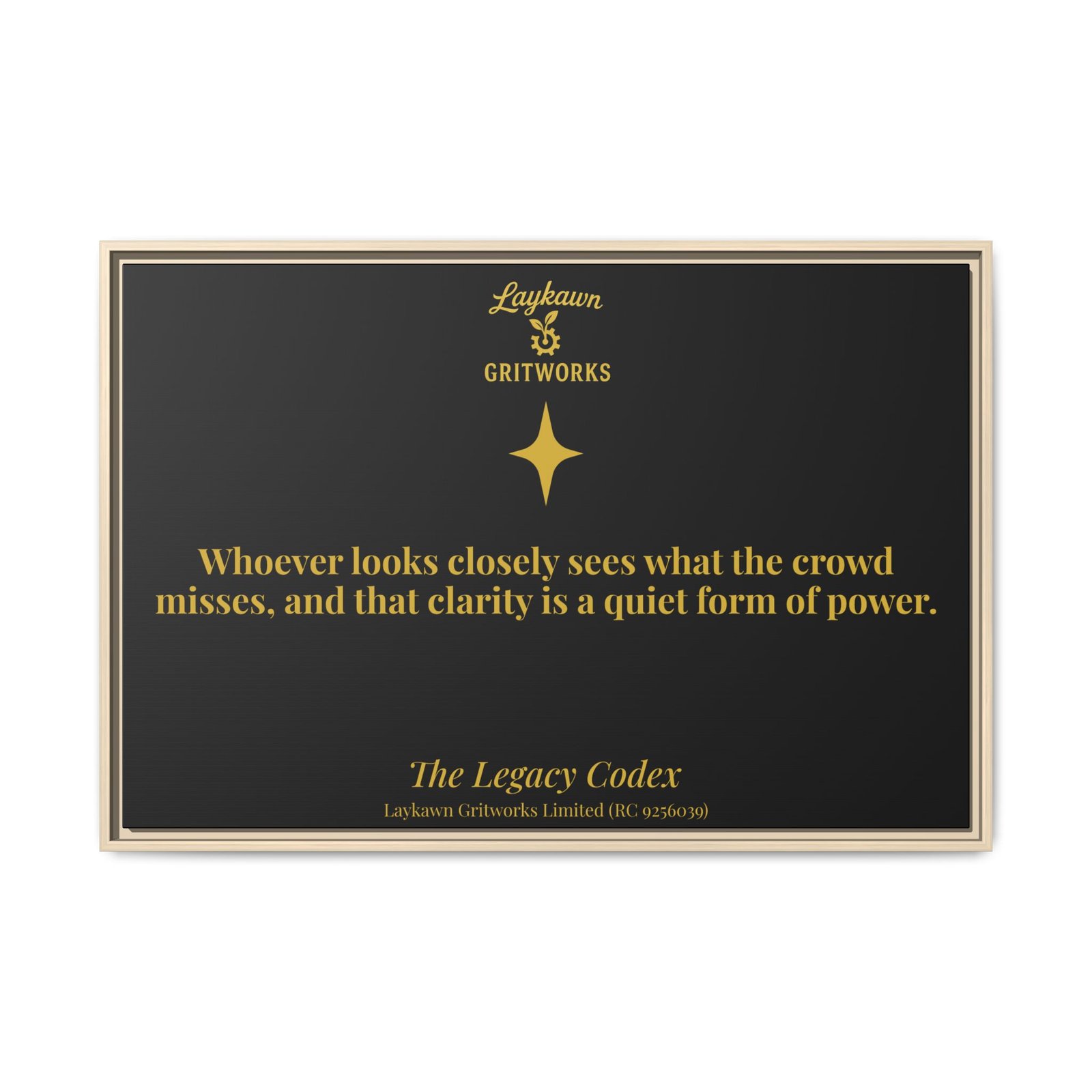 The Power of Observation – The Legacy Codex Premium Framed Canvas - Image 45