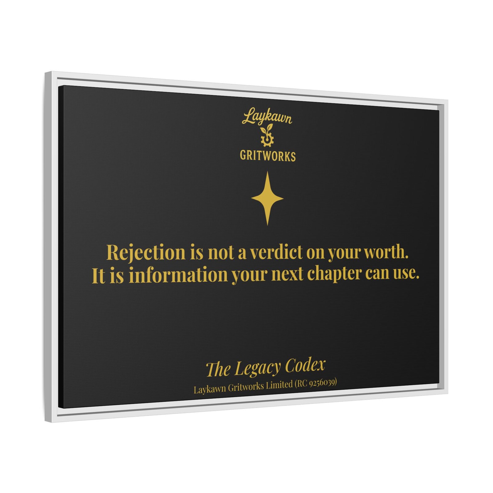 Rejection as Information – The Legacy Codex Premium Framed Canvas - Image 34