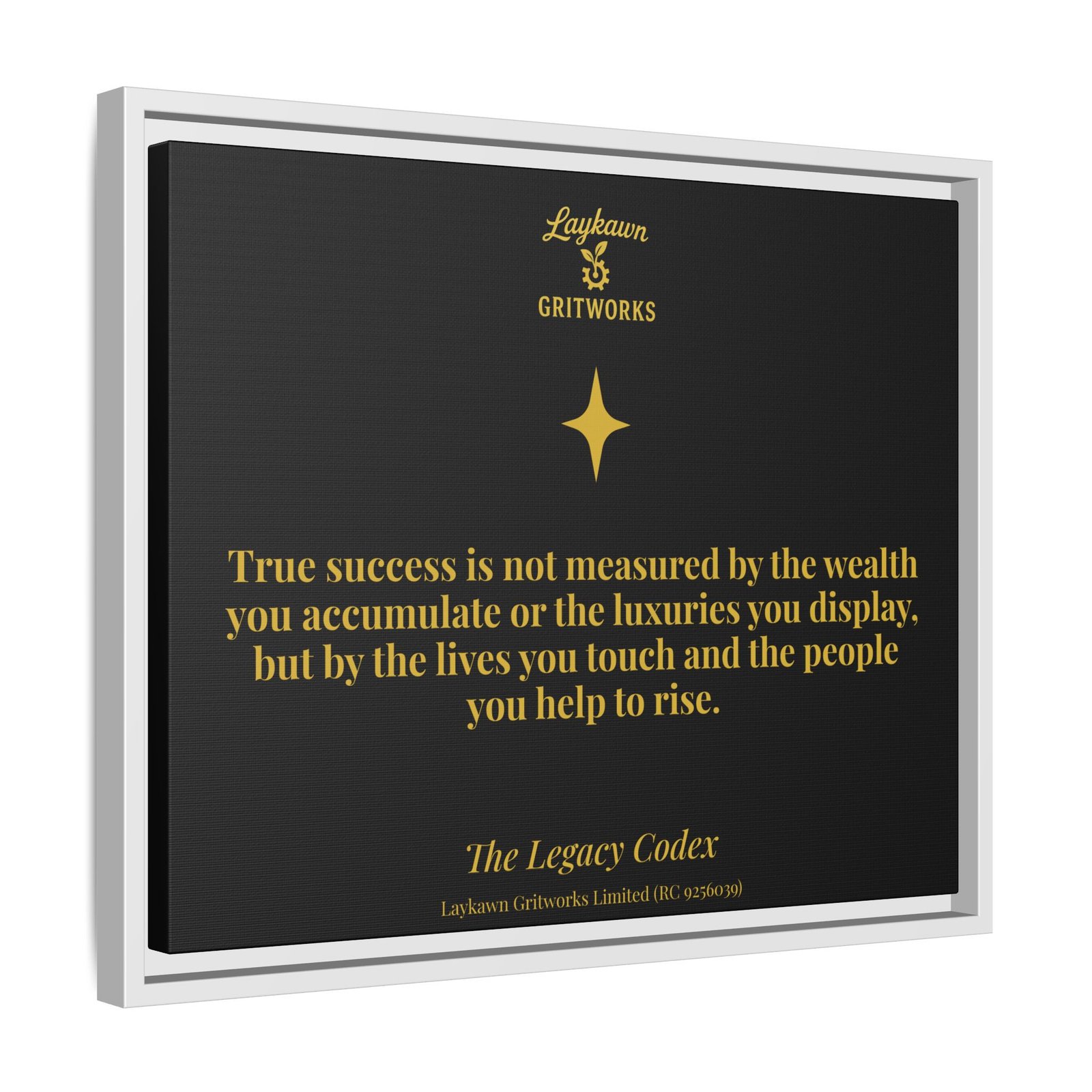 The Legacy of Success – The Legacy Codex Premium Framed Canvas - Image 18