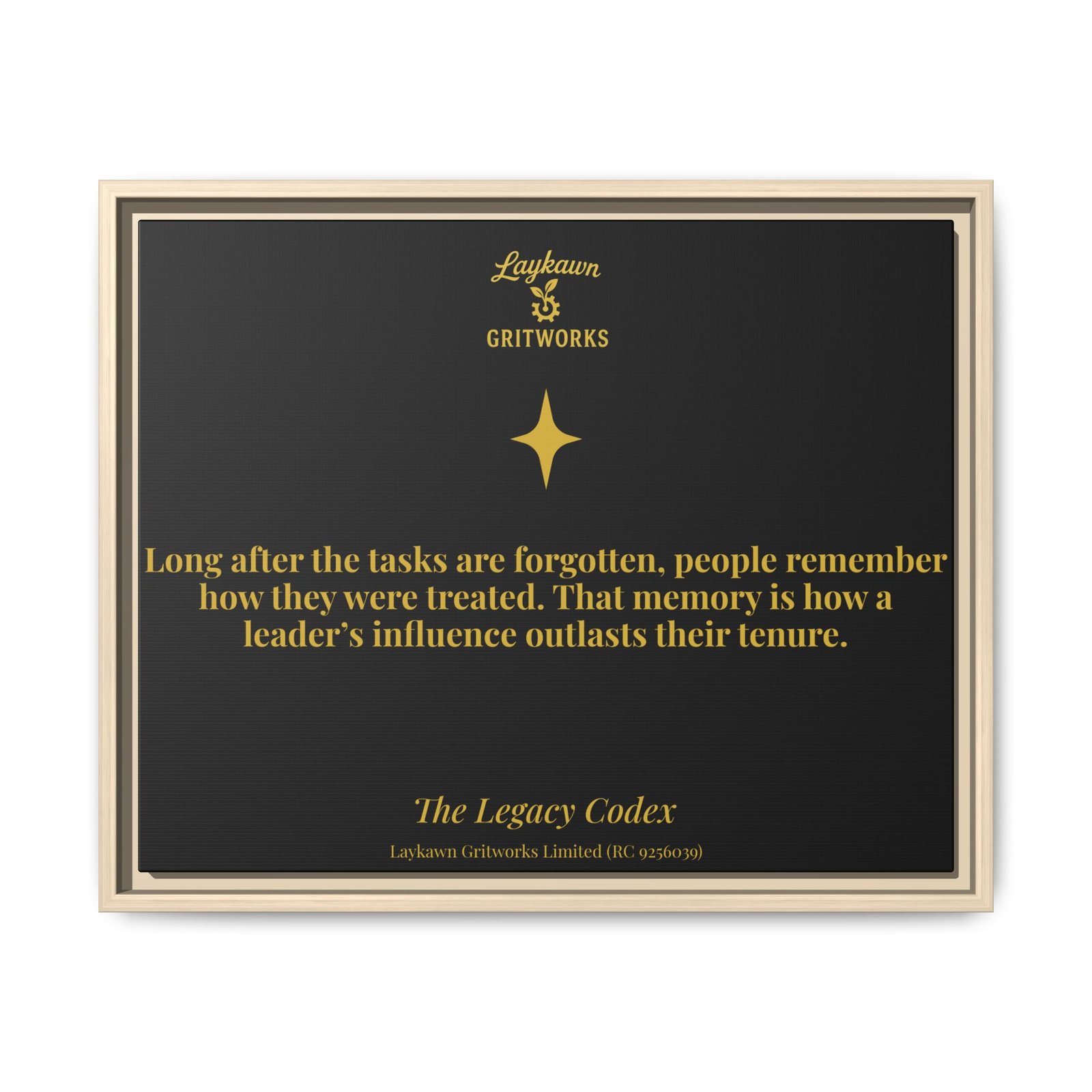 Influence That Outlasts – The Legacy Codex Premium Framed Canvas - Image 21
