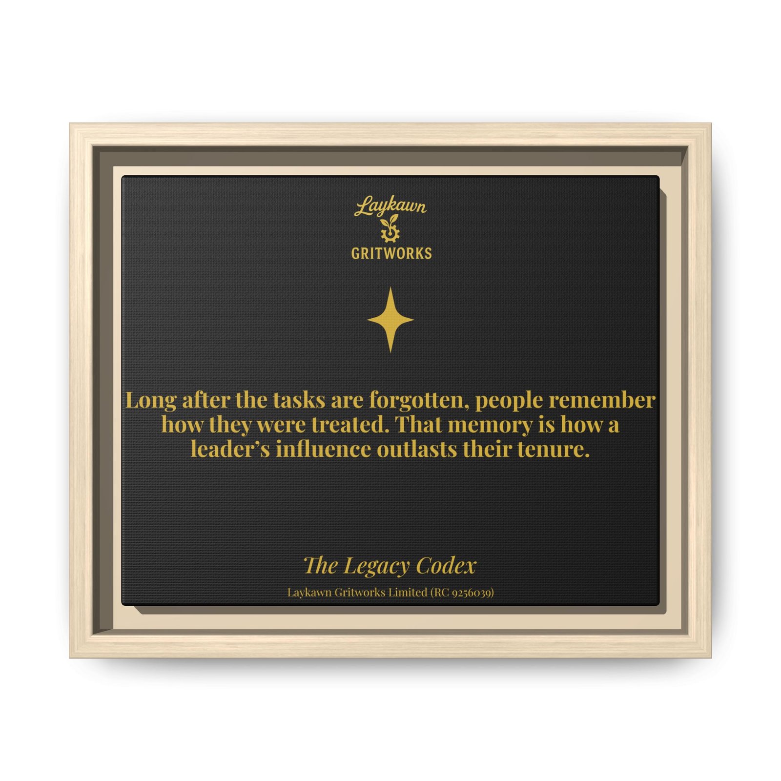 Influence That Outlasts – The Legacy Codex Premium Framed Canvas - Image 5