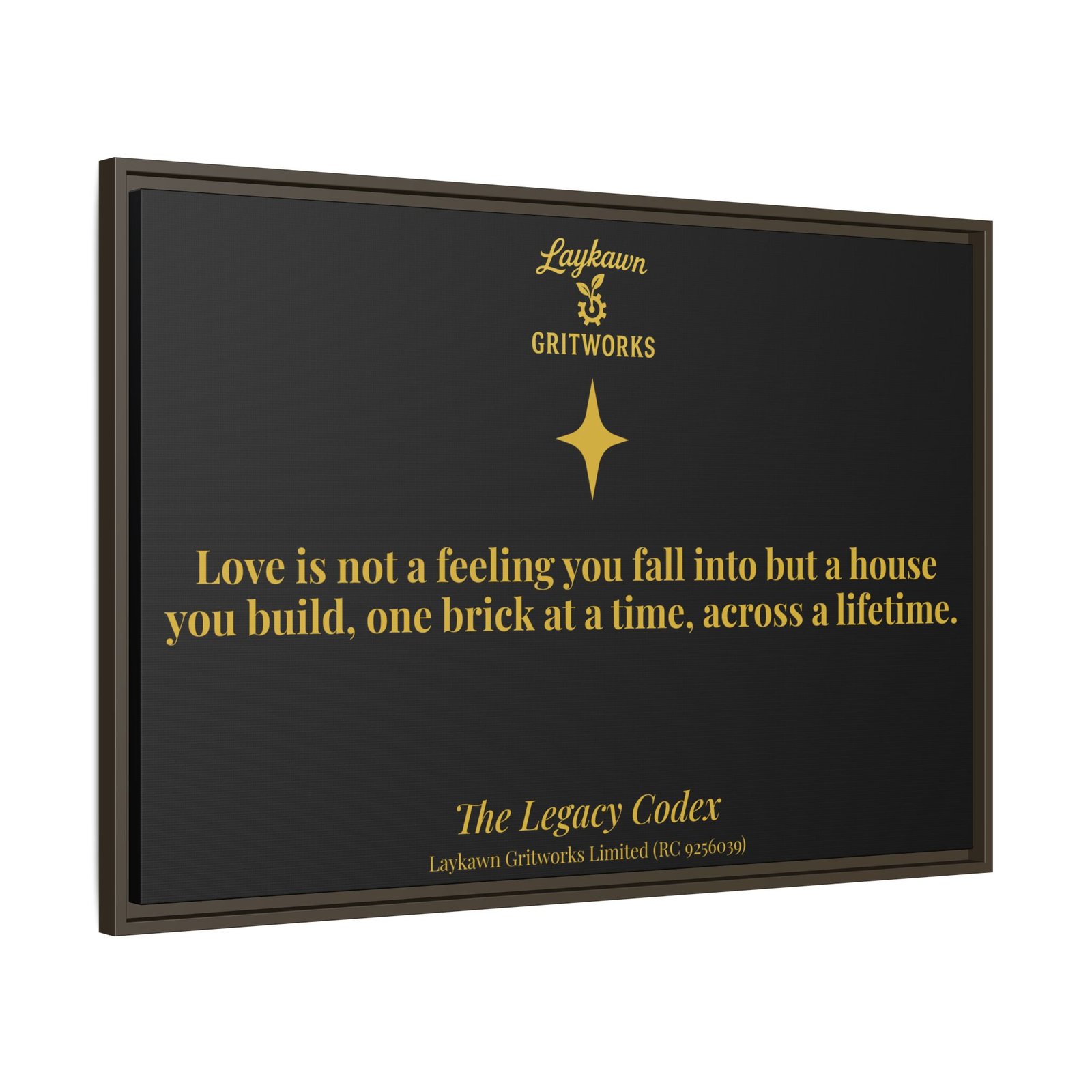 The House of Love – The Legacy Codex Premium Framed Canvas - Image 38