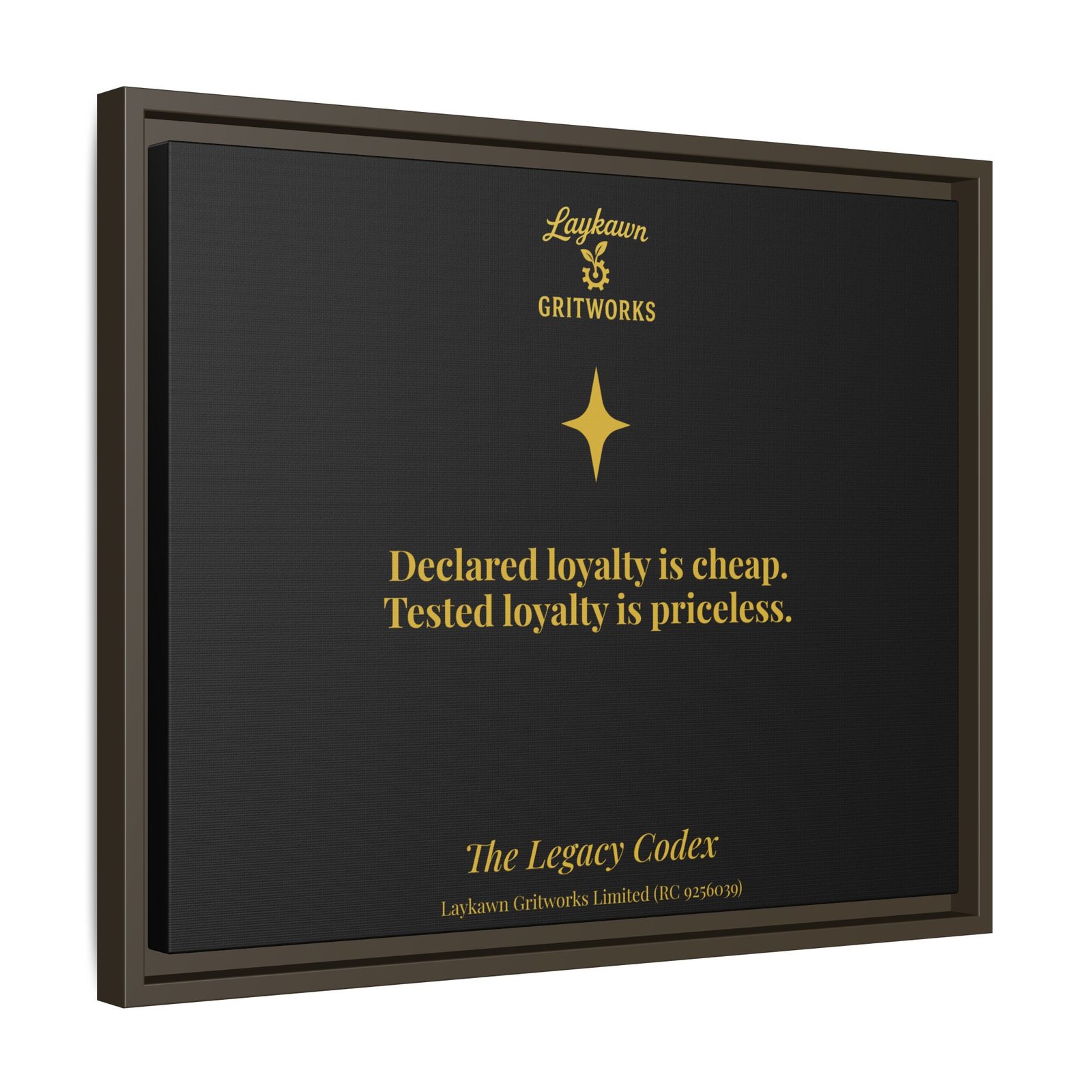 The Price of Loyalty – The Legacy Codex Premium Framed Canvas - Image 26