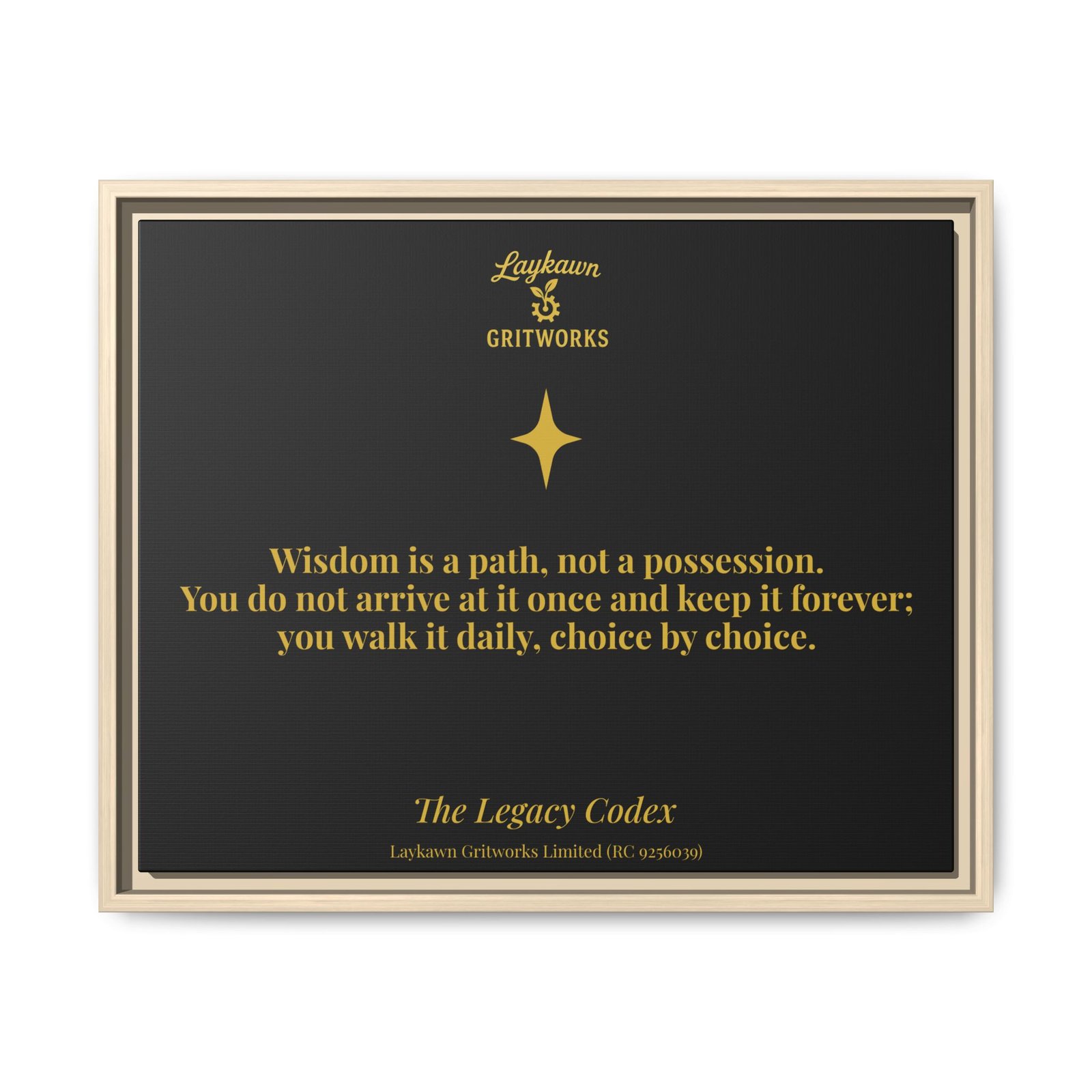 The Path of Wisdom – The Legacy Codex Premium Framed Canvas - Image 21