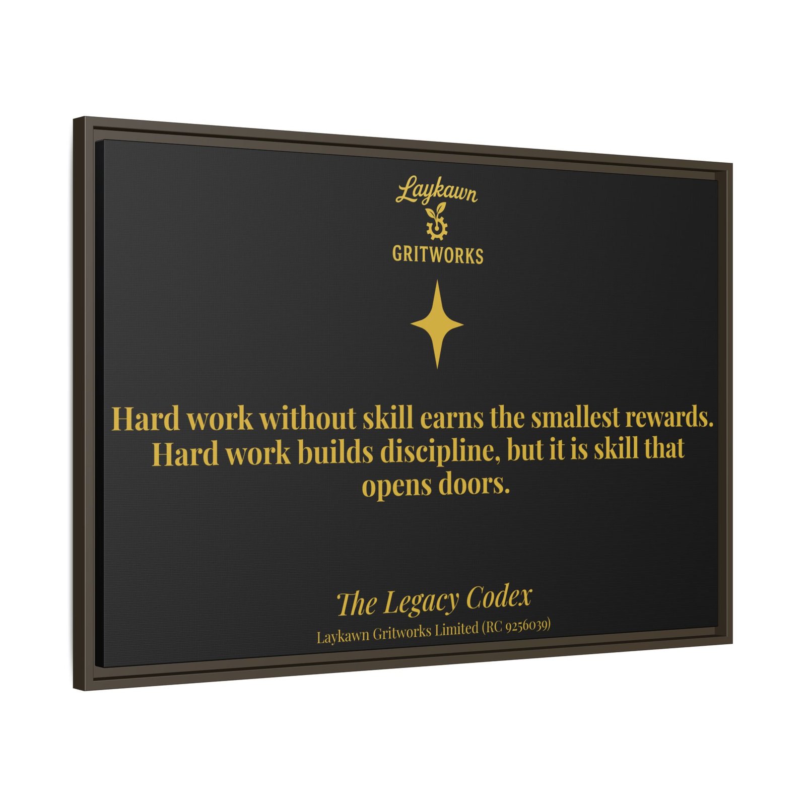 The Value of Skill – The Legacy Codex Premium Framed Canvas - Image 38
