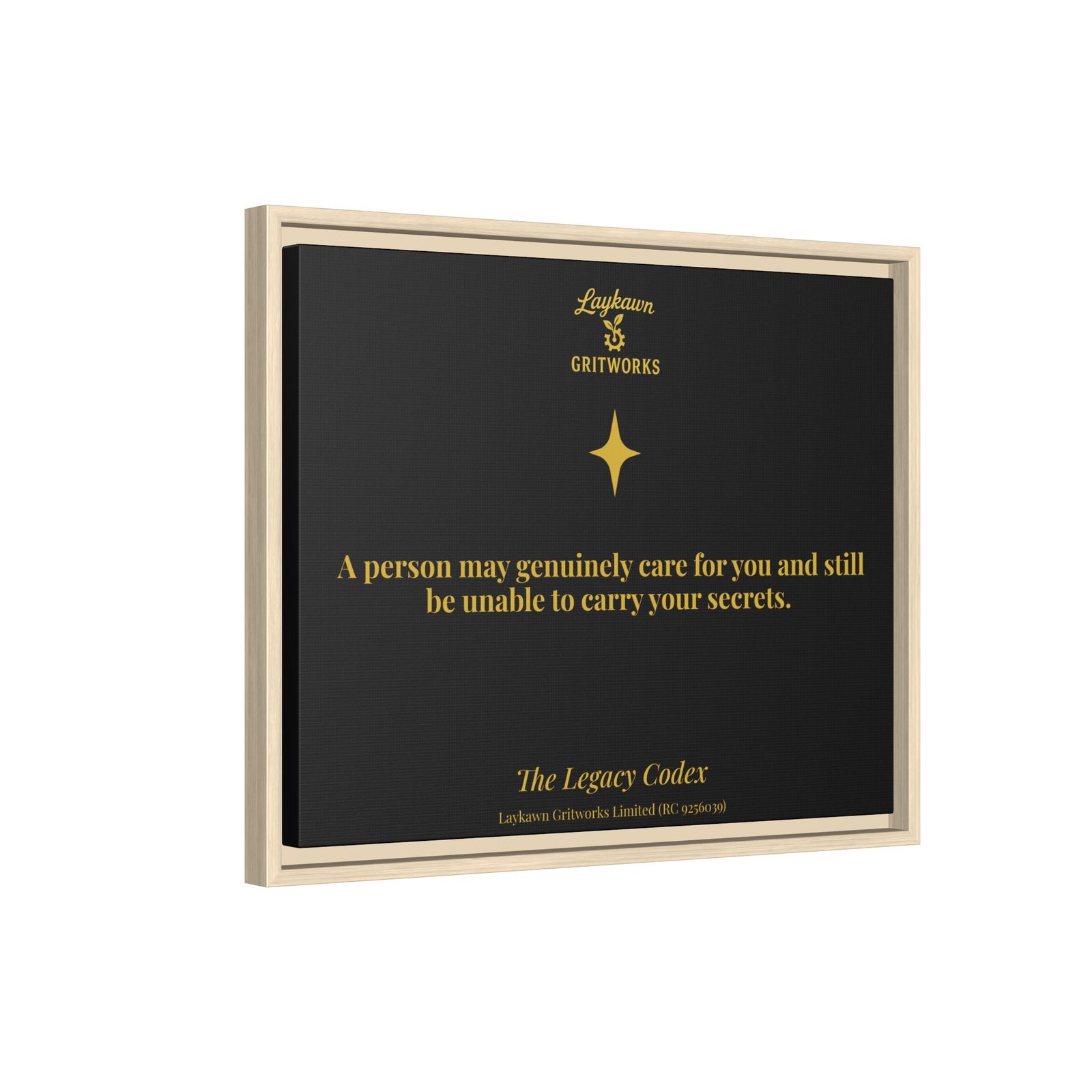 The Limits of Care – The Legacy Codex Premium Framed Canvas - Image 22