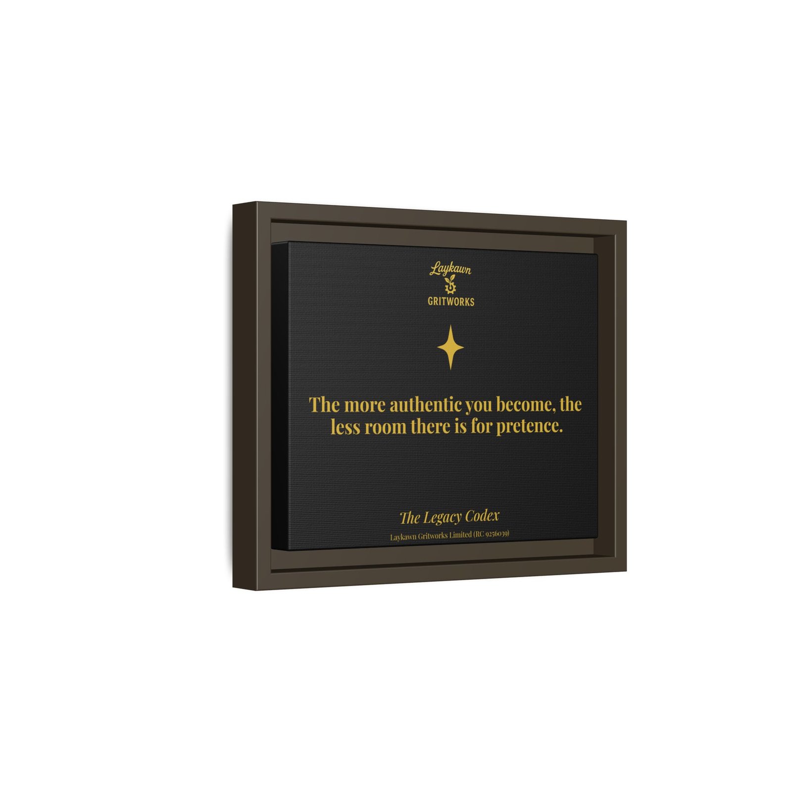 The Power of Authenticity – The Legacy Codex Premium Framed Canvas - Image 10
