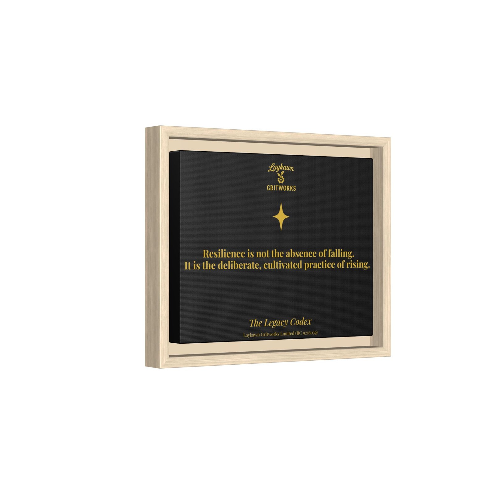 The Practice of Rising – The Legacy Codex Premium Framed Canvas - Image 6