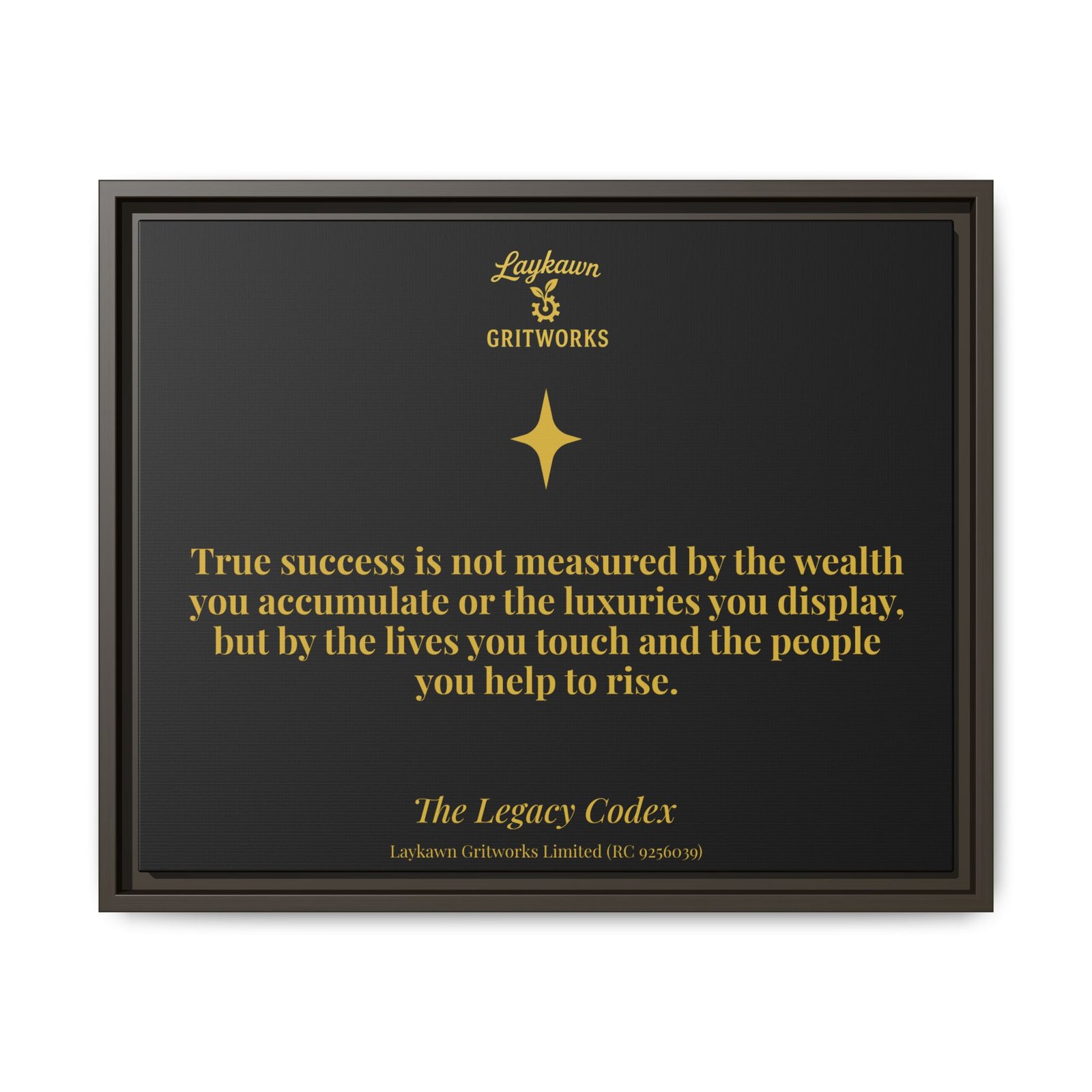 The Legacy of Success – The Legacy Codex Premium Framed Canvas - Image 25