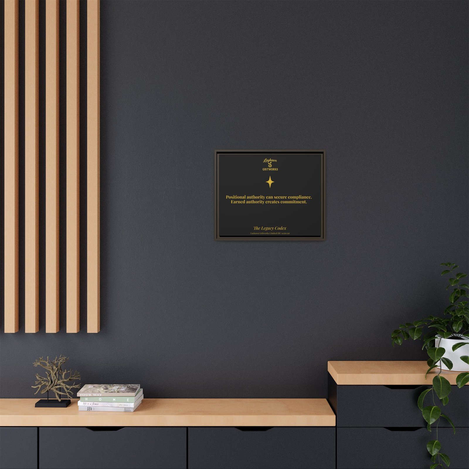 Earned Authority – The Legacy Codex Premium Framed Canvas - Image 28