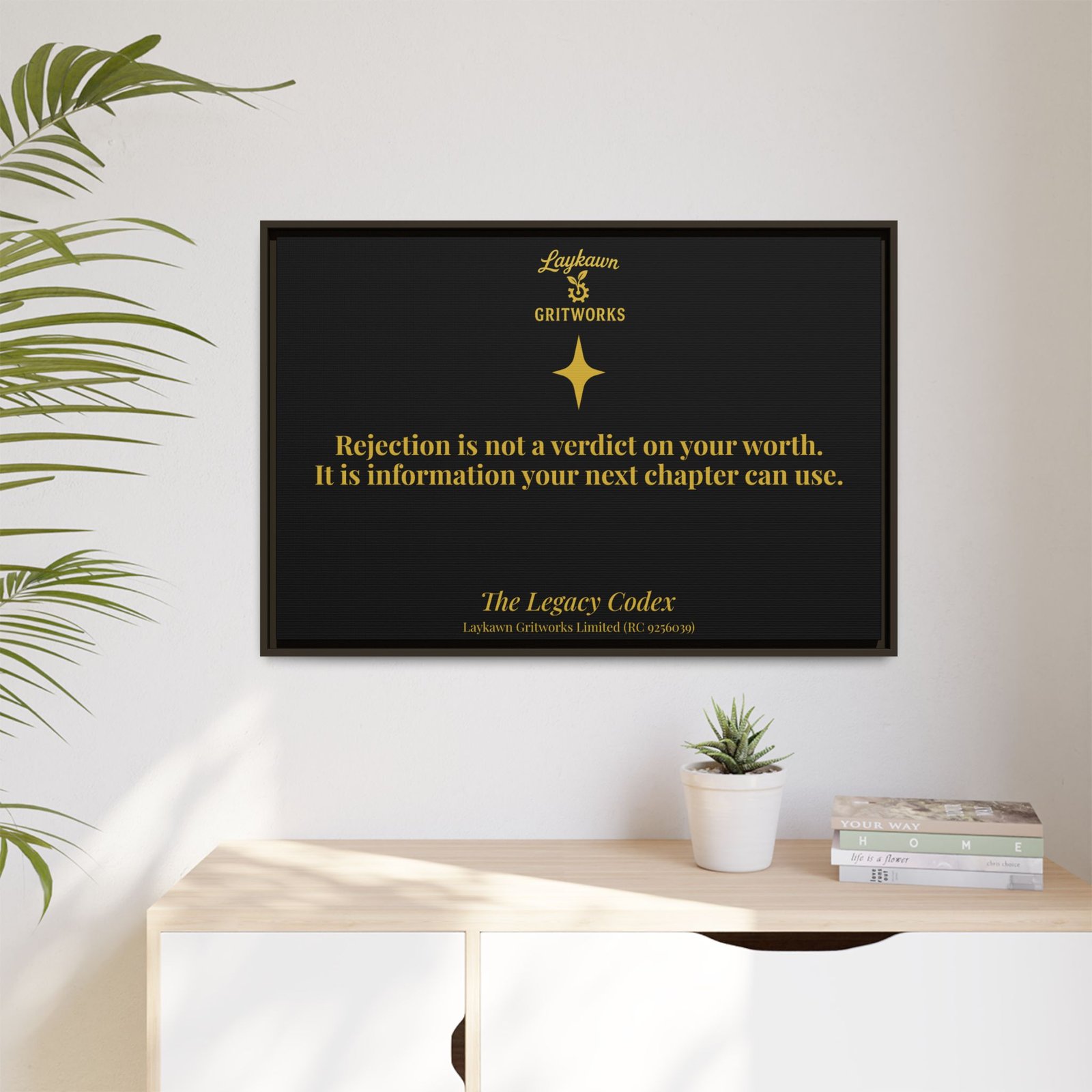 Rejection as Information – The Legacy Codex Premium Framed Canvas - Image 39