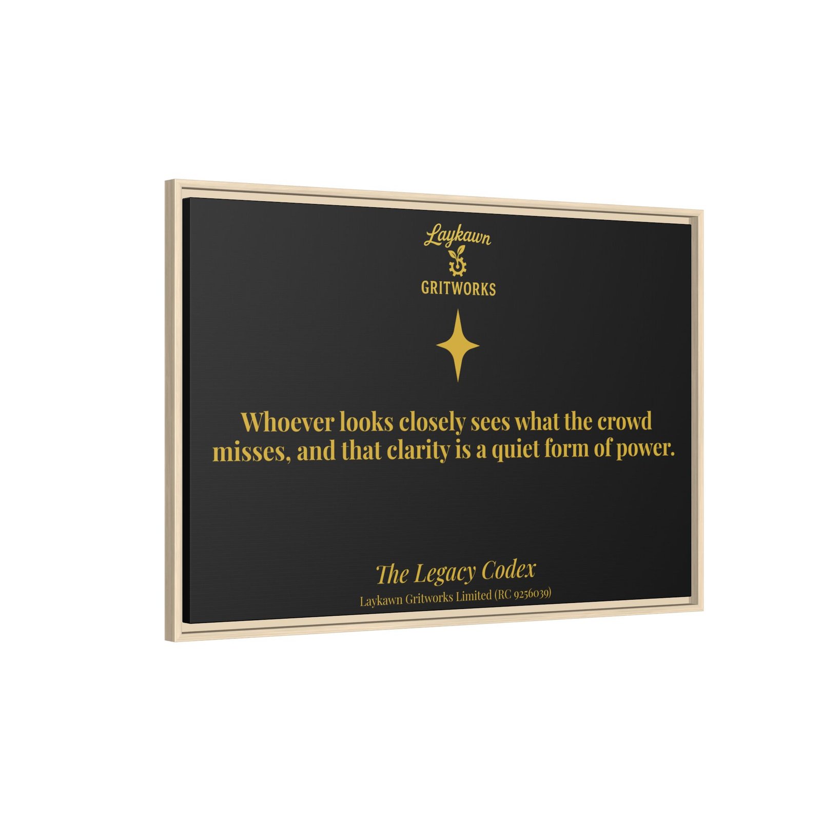 The Power of Observation – The Legacy Codex Premium Framed Canvas - Image 46