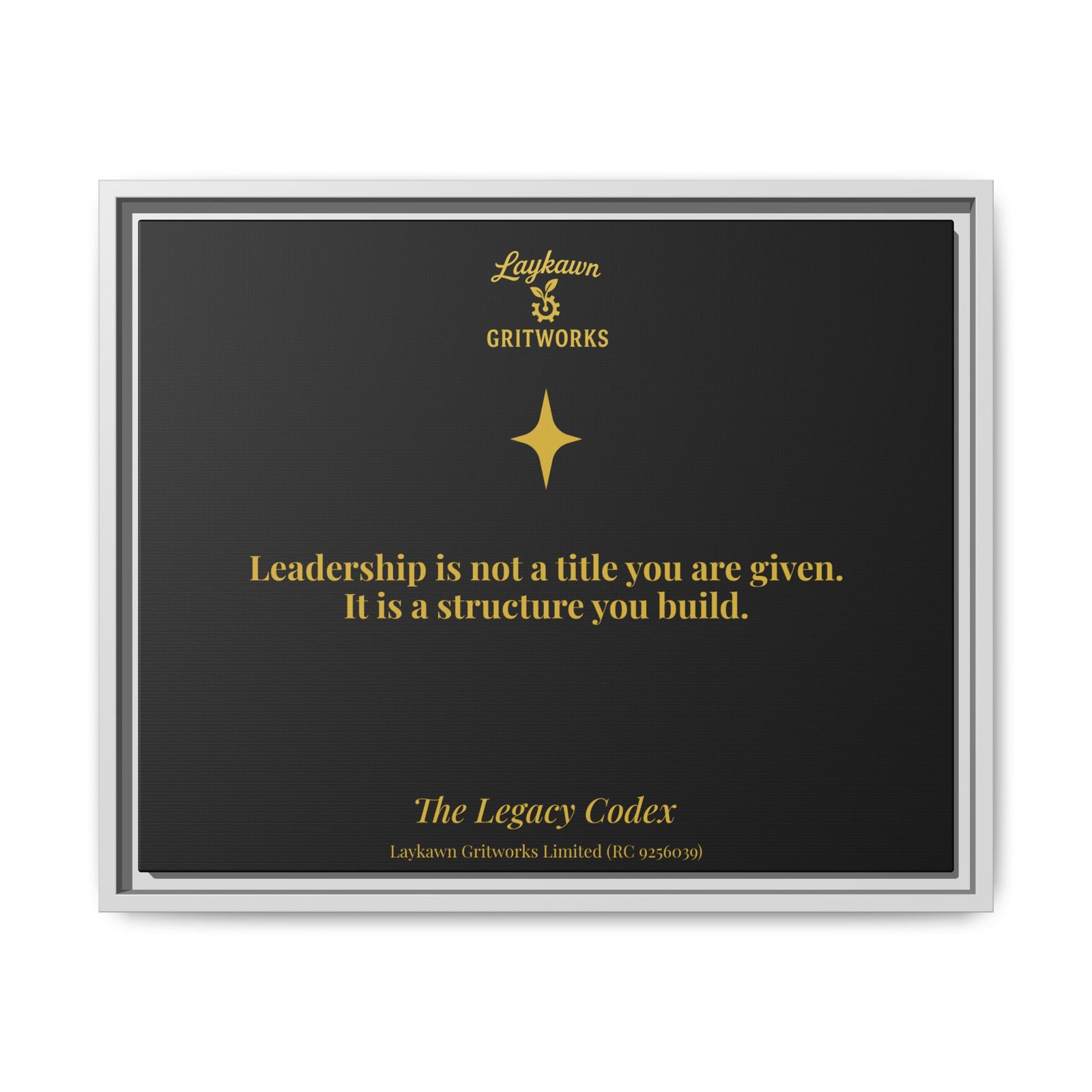 The Architecture of Leadership – The Legacy Codex Premium Framed Canvas - Image 17