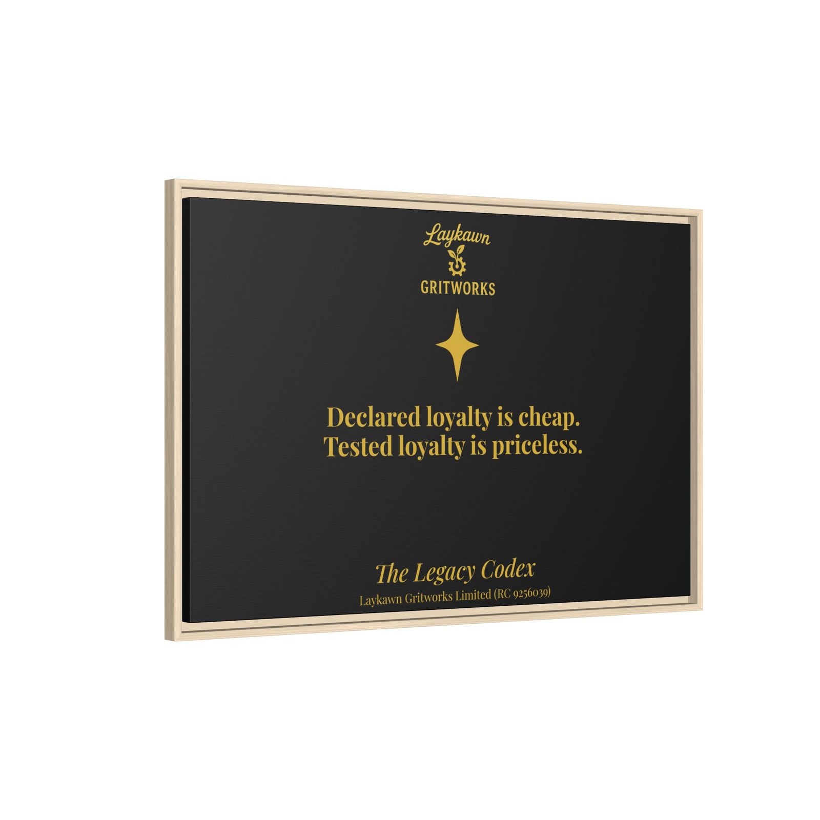 The Price of Loyalty – The Legacy Codex Premium Framed Canvas - Image 46