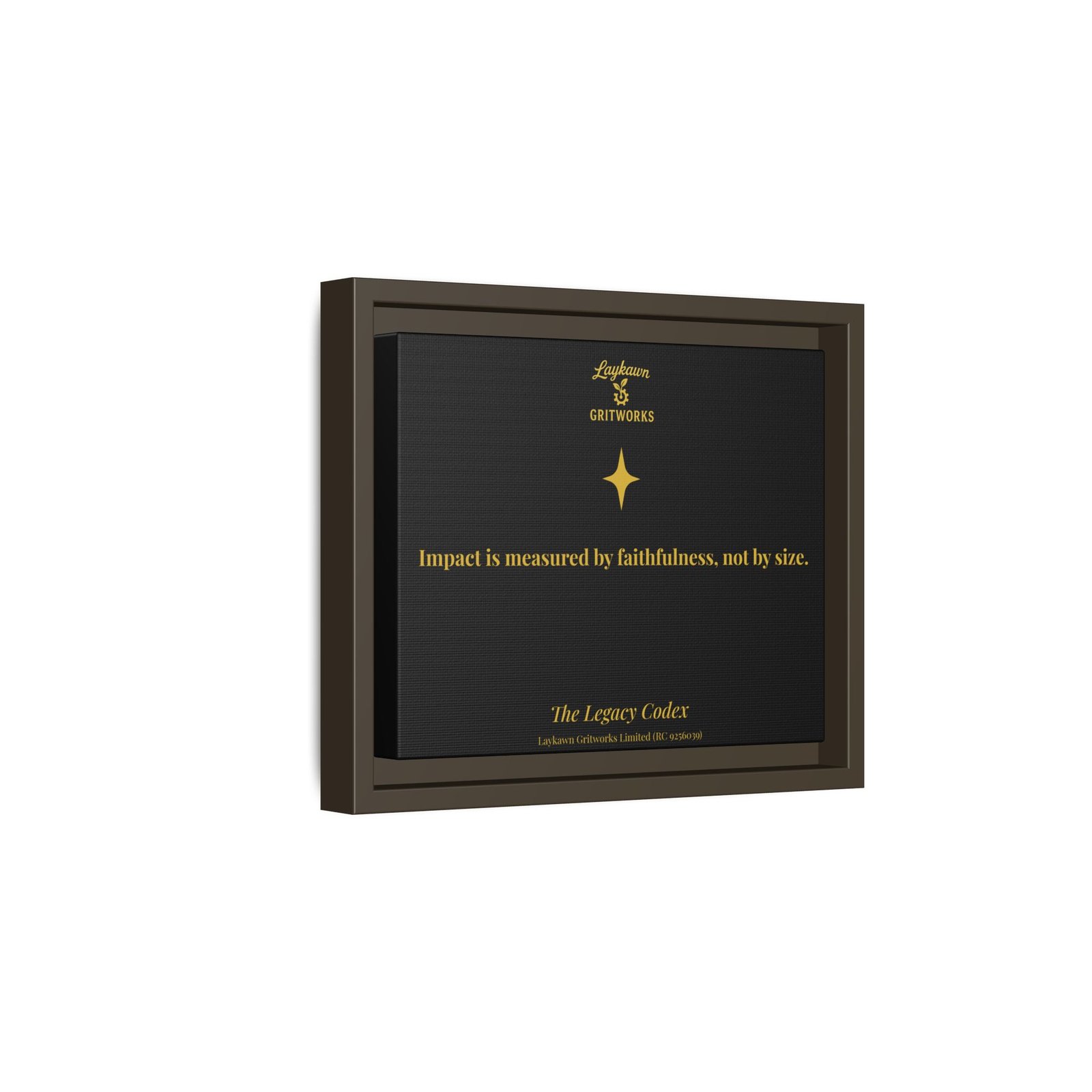 Faithful Impact – The Legacy Codex Premium Framed Canvas - Image 10