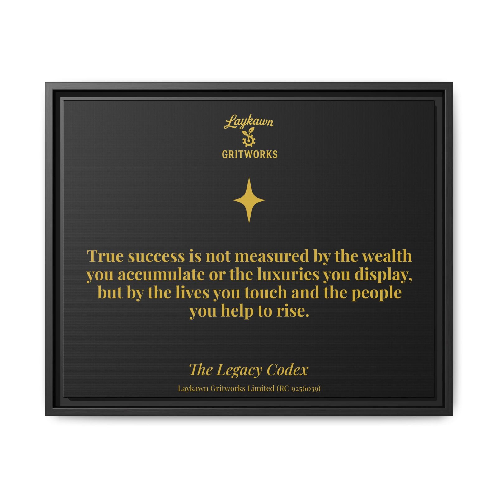 The Legacy of Success – The Legacy Codex Premium Framed Canvas - Image 29