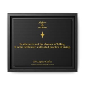 The Practice of Rising – The Legacy Codex Premium Framed Canvas