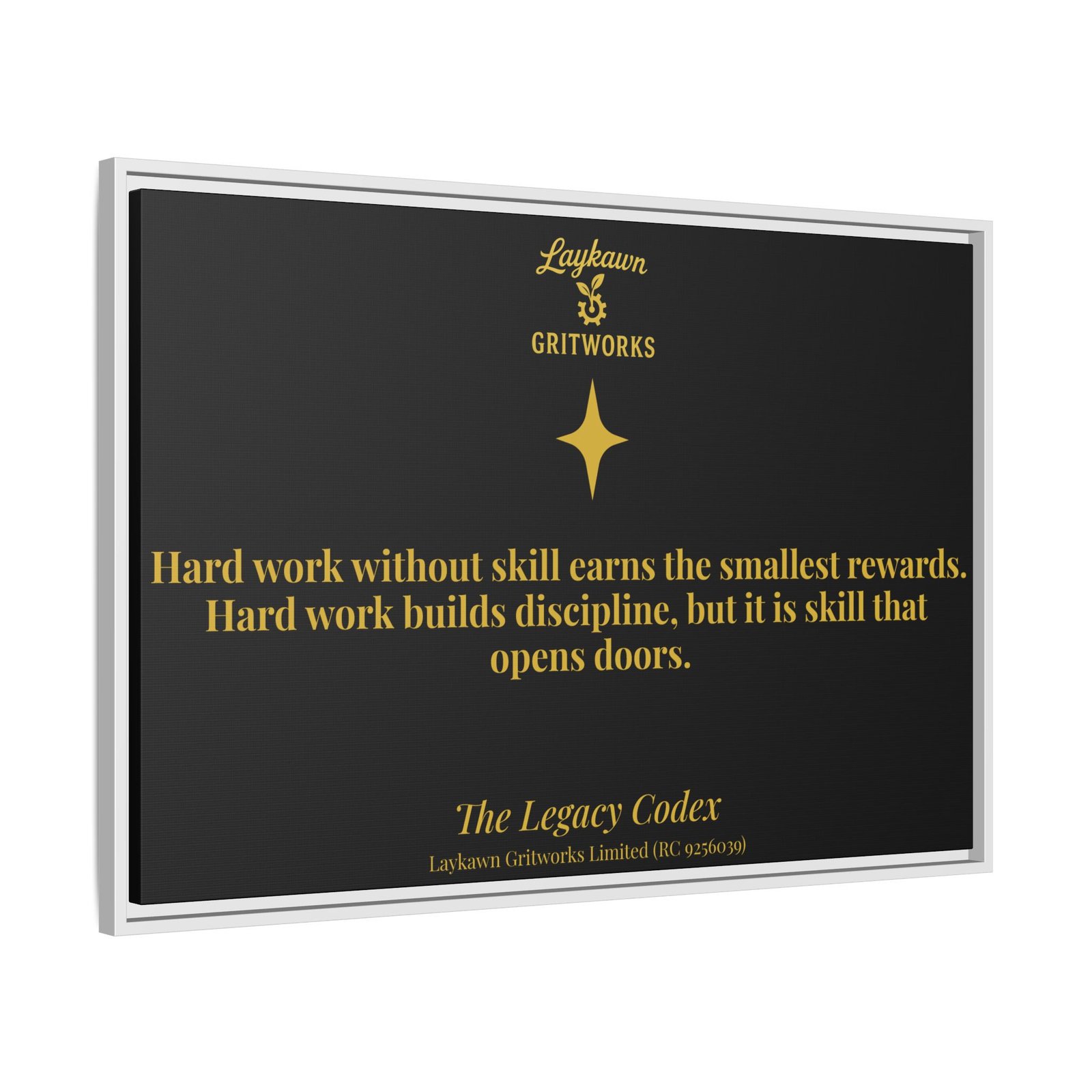 The Value of Skill – The Legacy Codex Premium Framed Canvas - Image 34