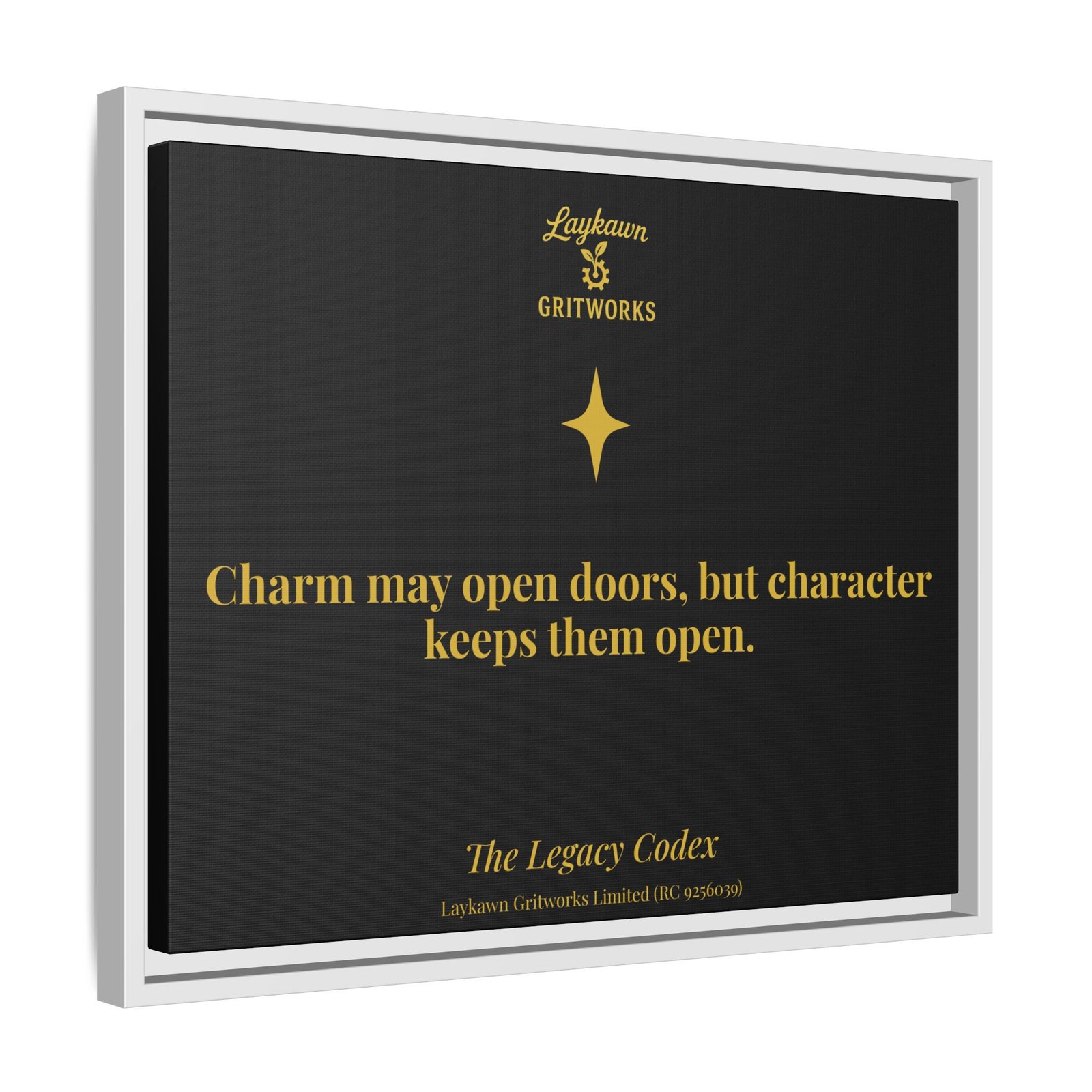 The Power of Character – The Legacy Codex Premium Framed Canvas - Image 18