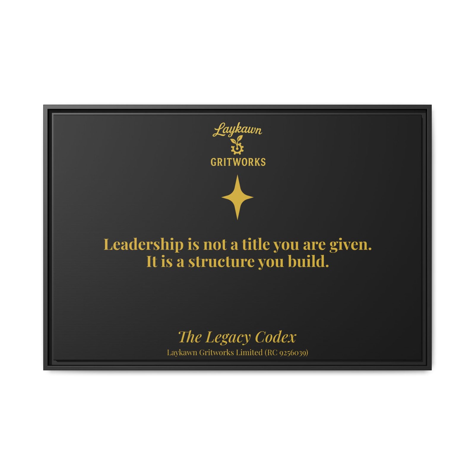 The Architecture of Leadership – The Legacy Codex Premium Framed Canvas - Image 41