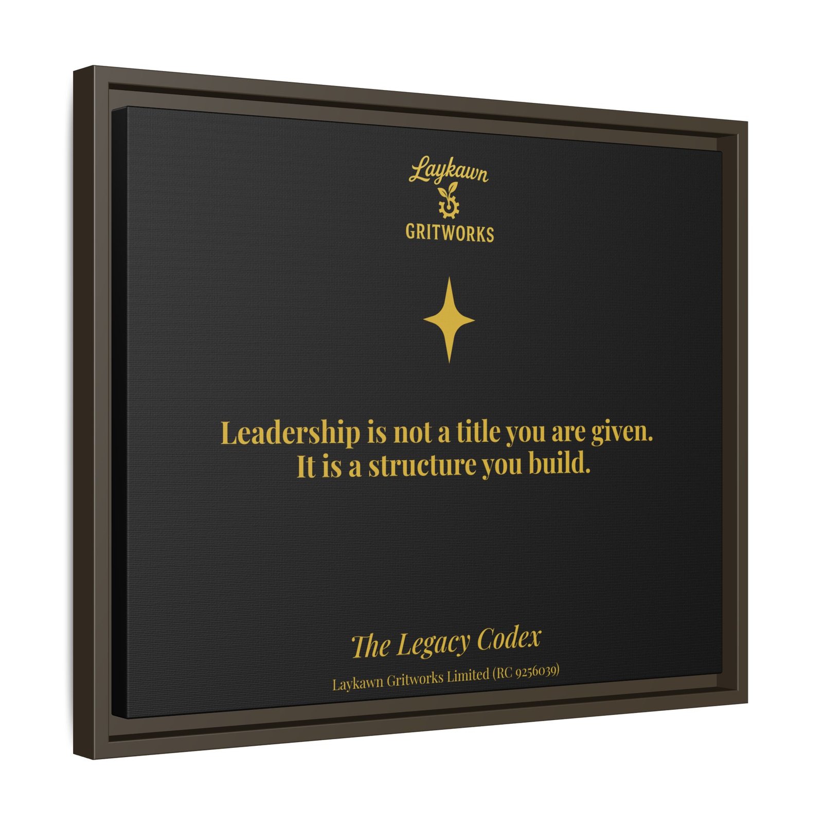 The Architecture of Leadership – The Legacy Codex Premium Framed Canvas - Image 26