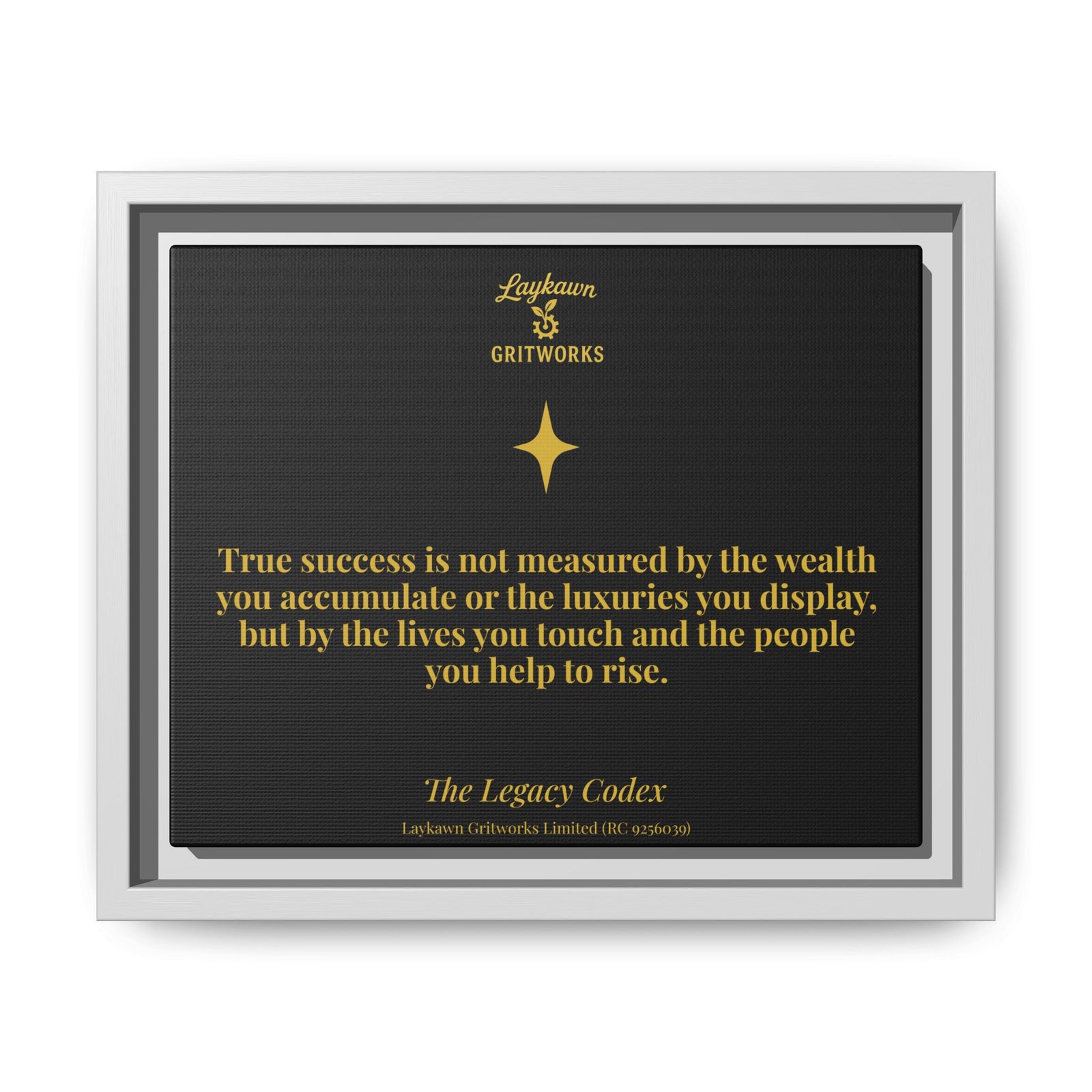 The Legacy of Success – The Legacy Codex Premium Framed Canvas - Image 13