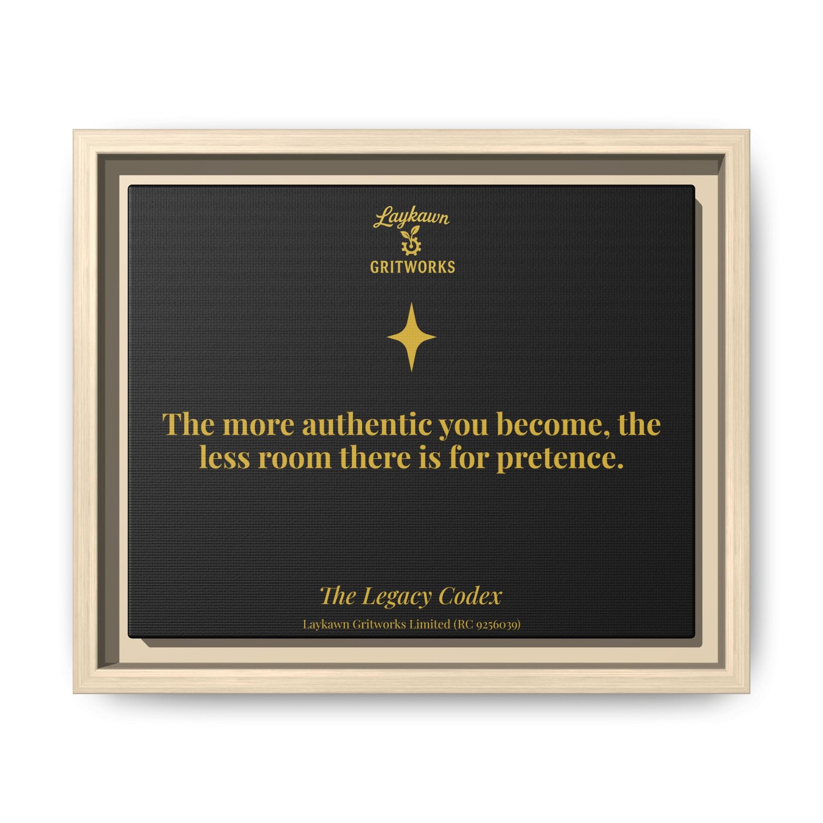 The Power of Authenticity – The Legacy Codex Premium Framed Canvas - Image 5